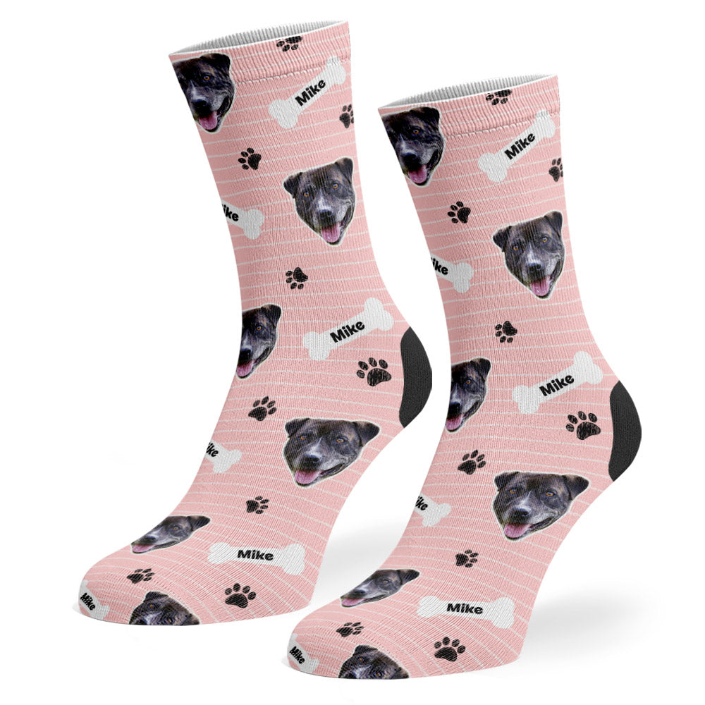Pink Mike Sponsors Name Socks