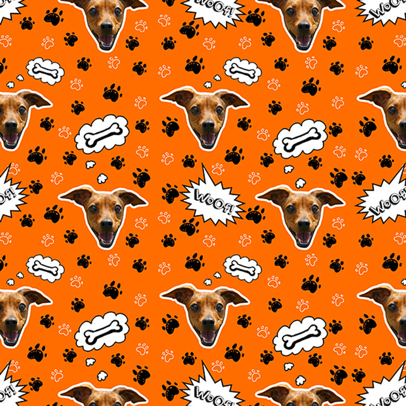 Dog Photo On Woof Wrapping Paper