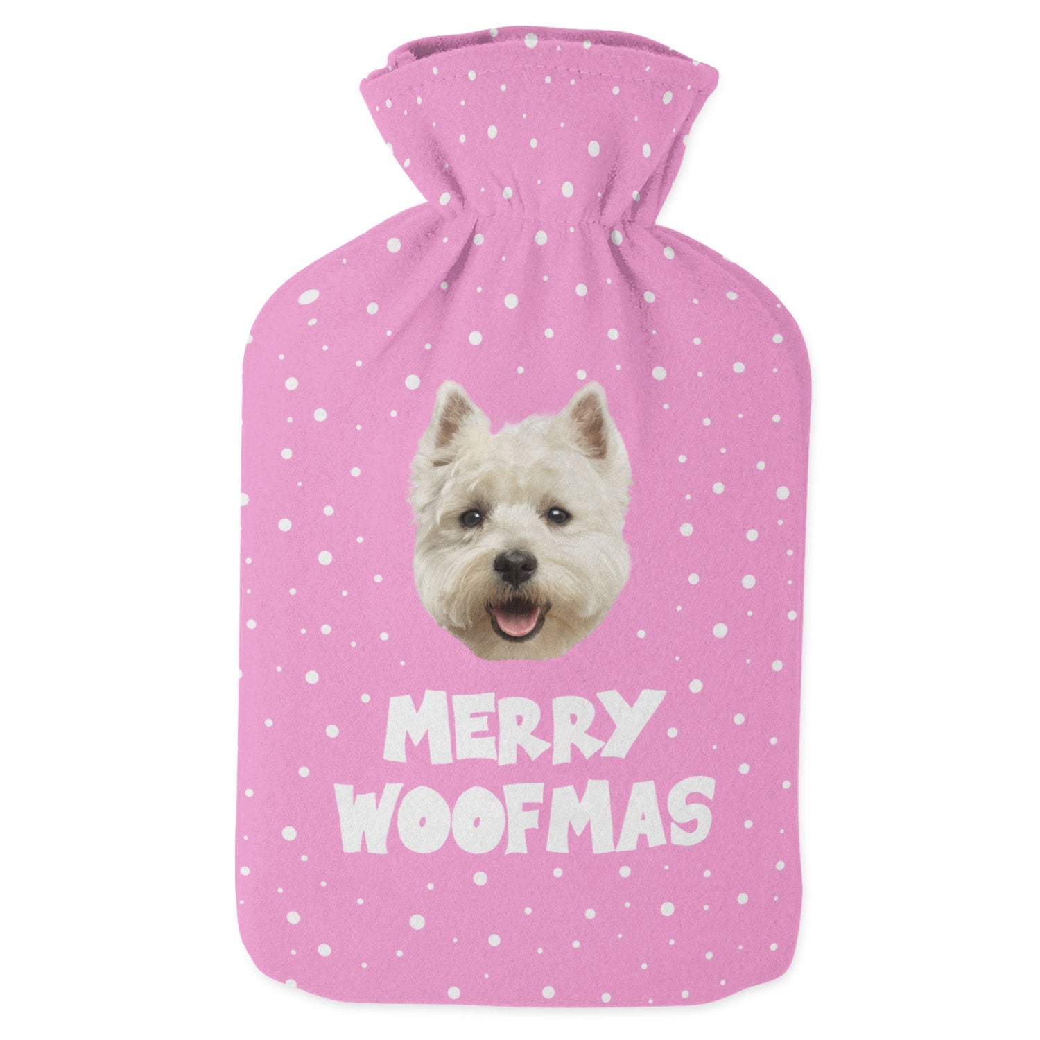 Merry Woofmas Hot Water Bottle