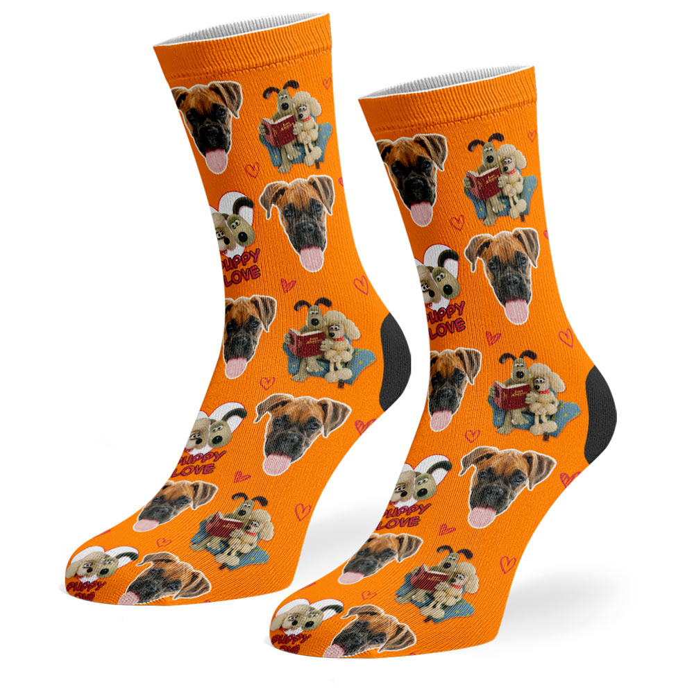 Puppy Love Wallace & Gromit Socks