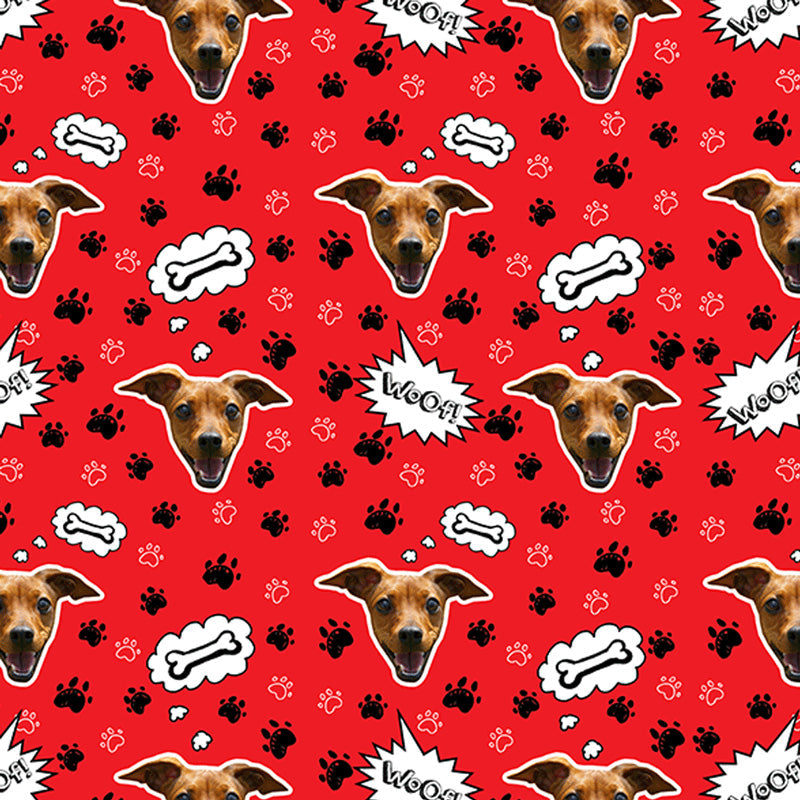 Personalised Woof Gift Wrap