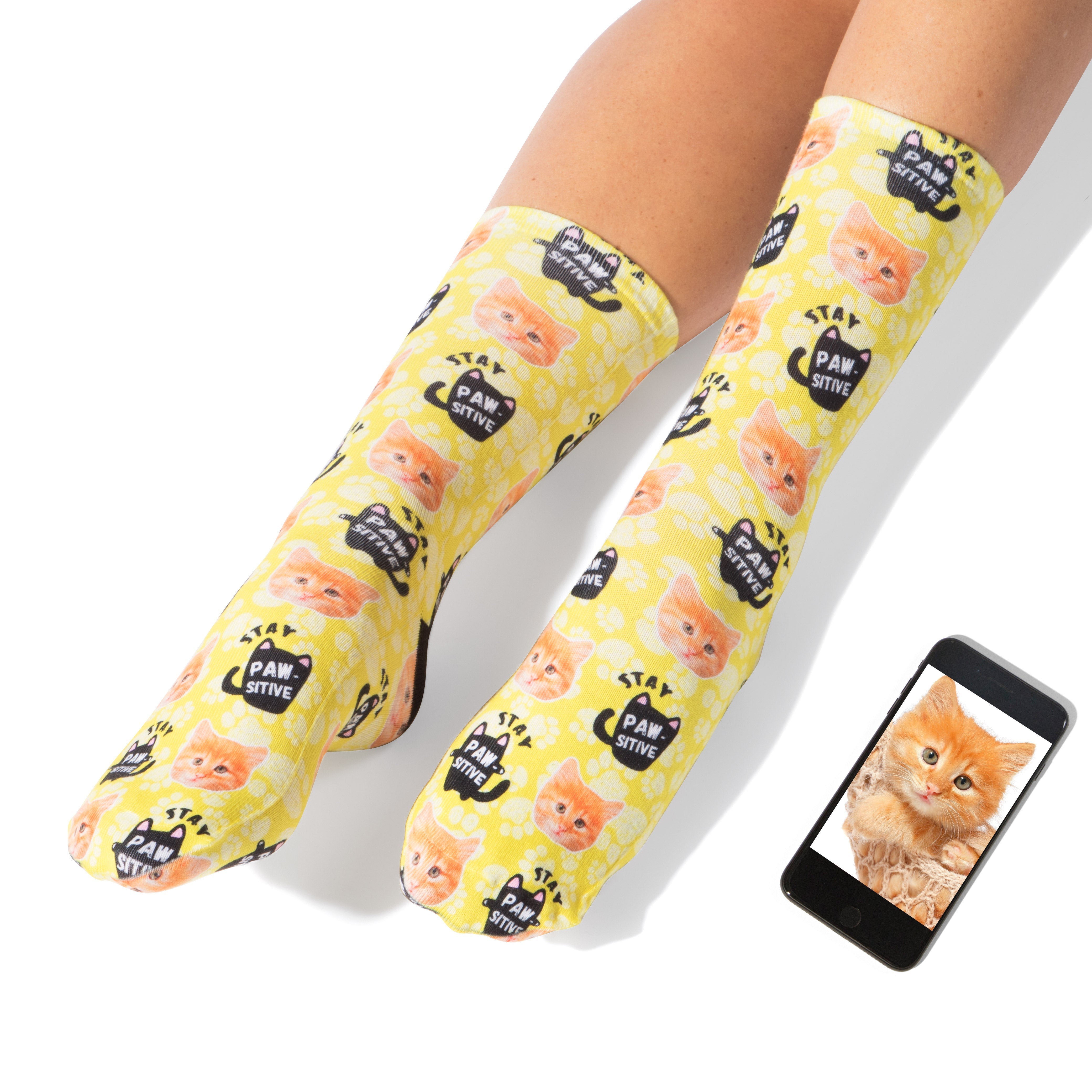 Stay Pawsitive Socks