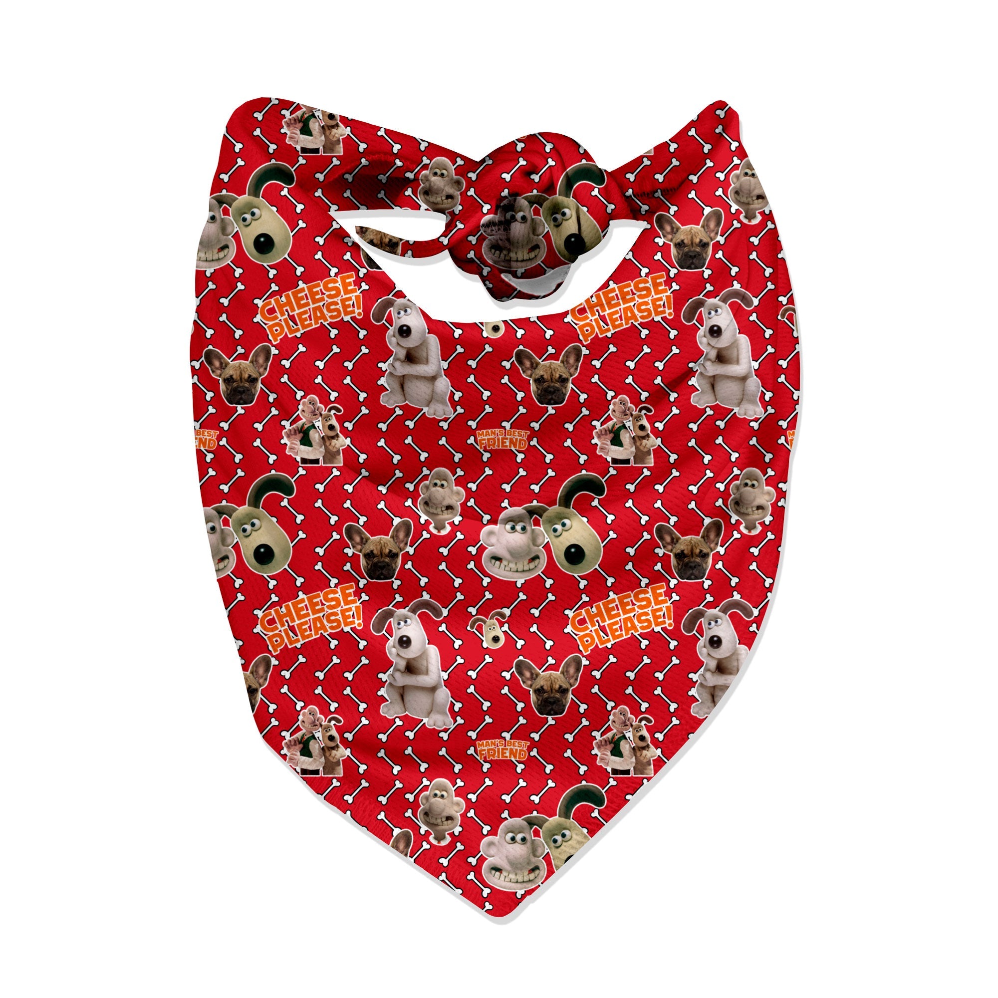 Wallace & Gromit 'Cheese Please' Dog Bandana