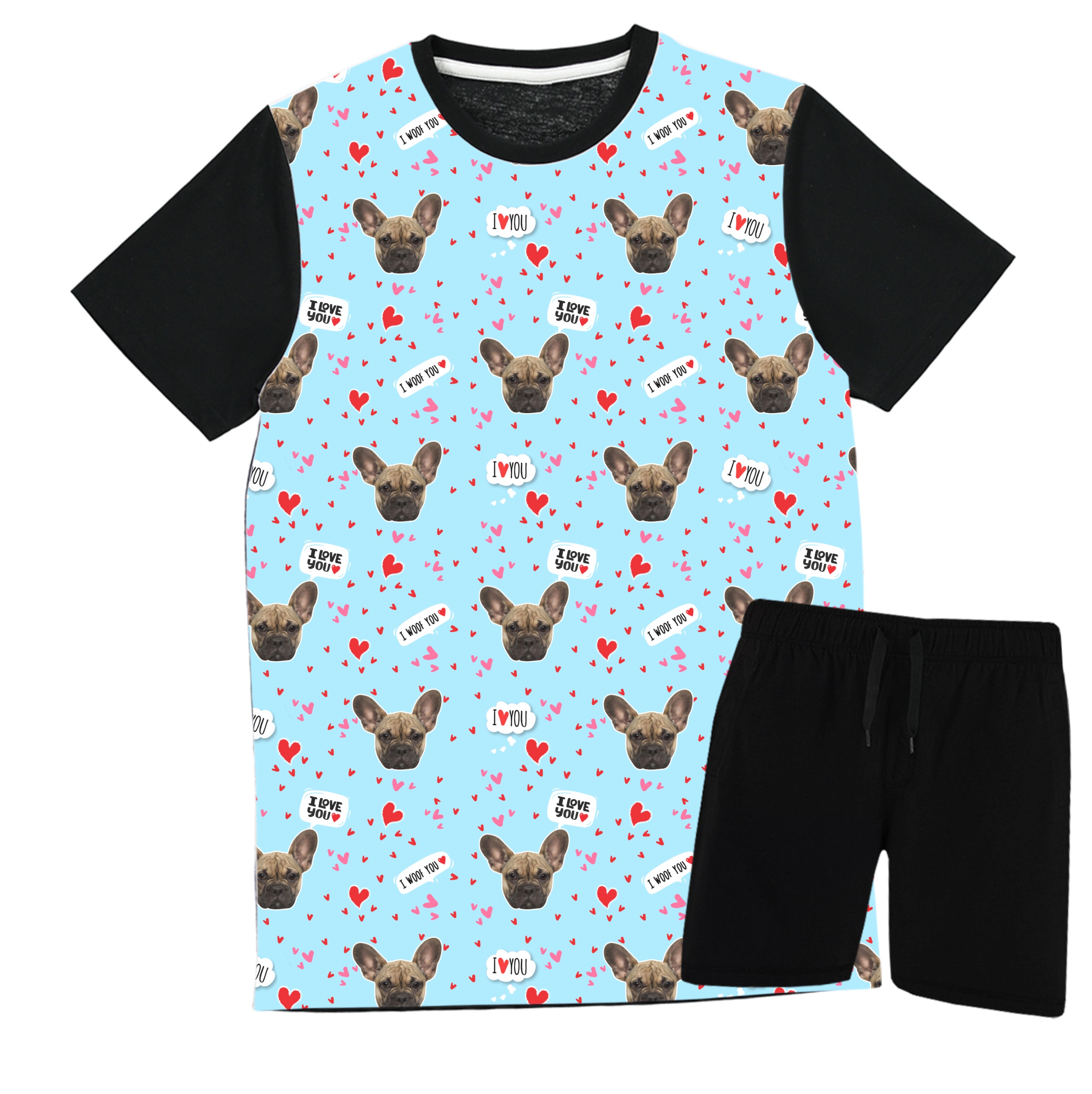 I Woof You Dog Face Pyjamas