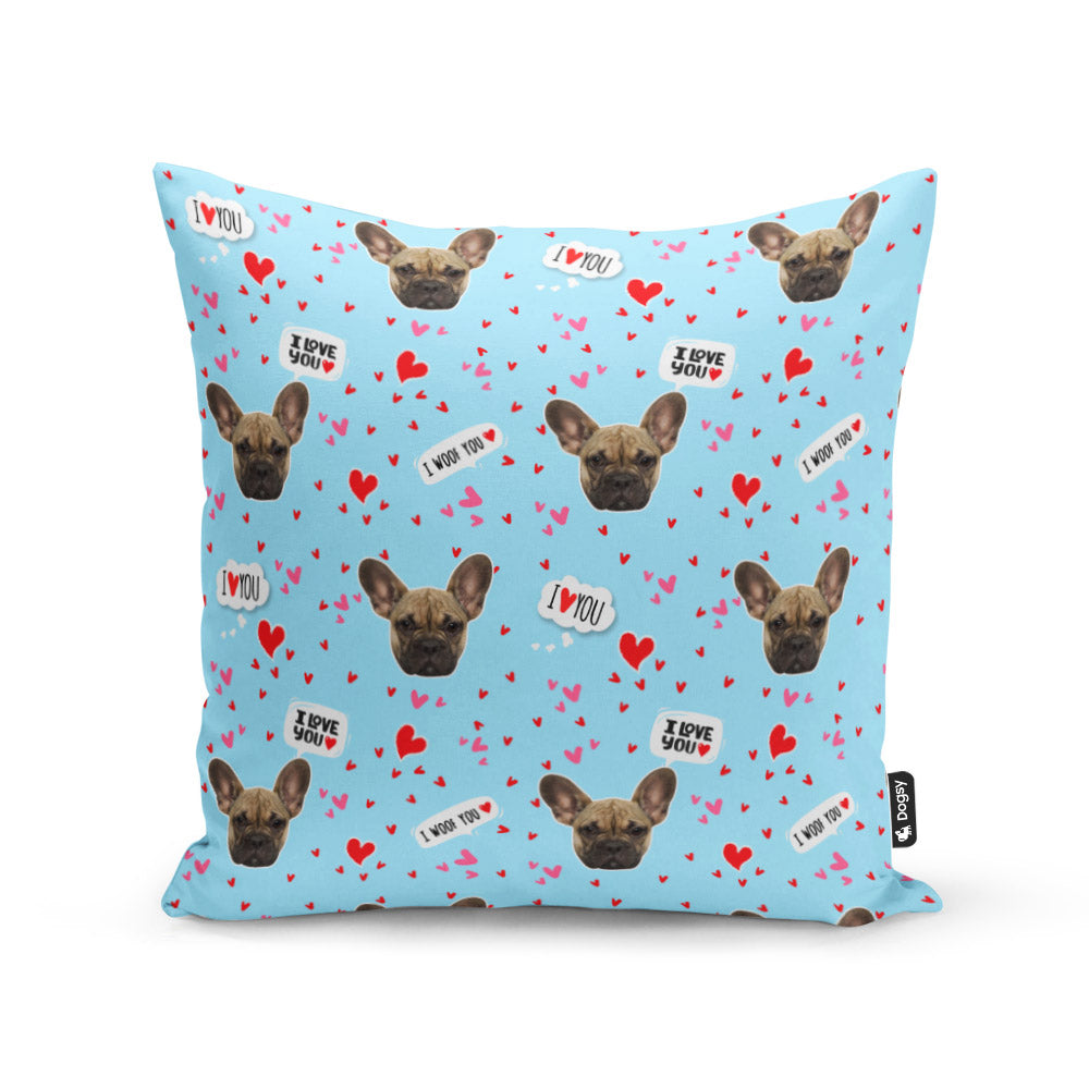 I Woof You Dog Photo Cushion