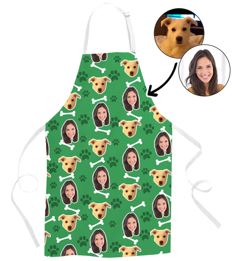 You and Your Dog Face Apron