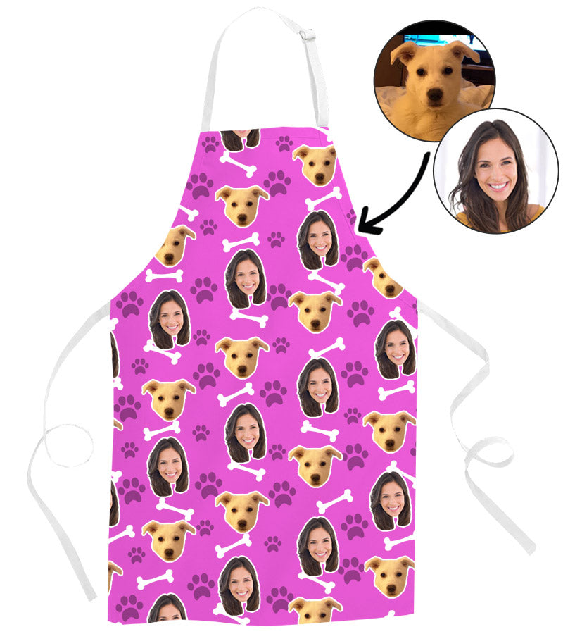 You and Your Dog Pink Apron
