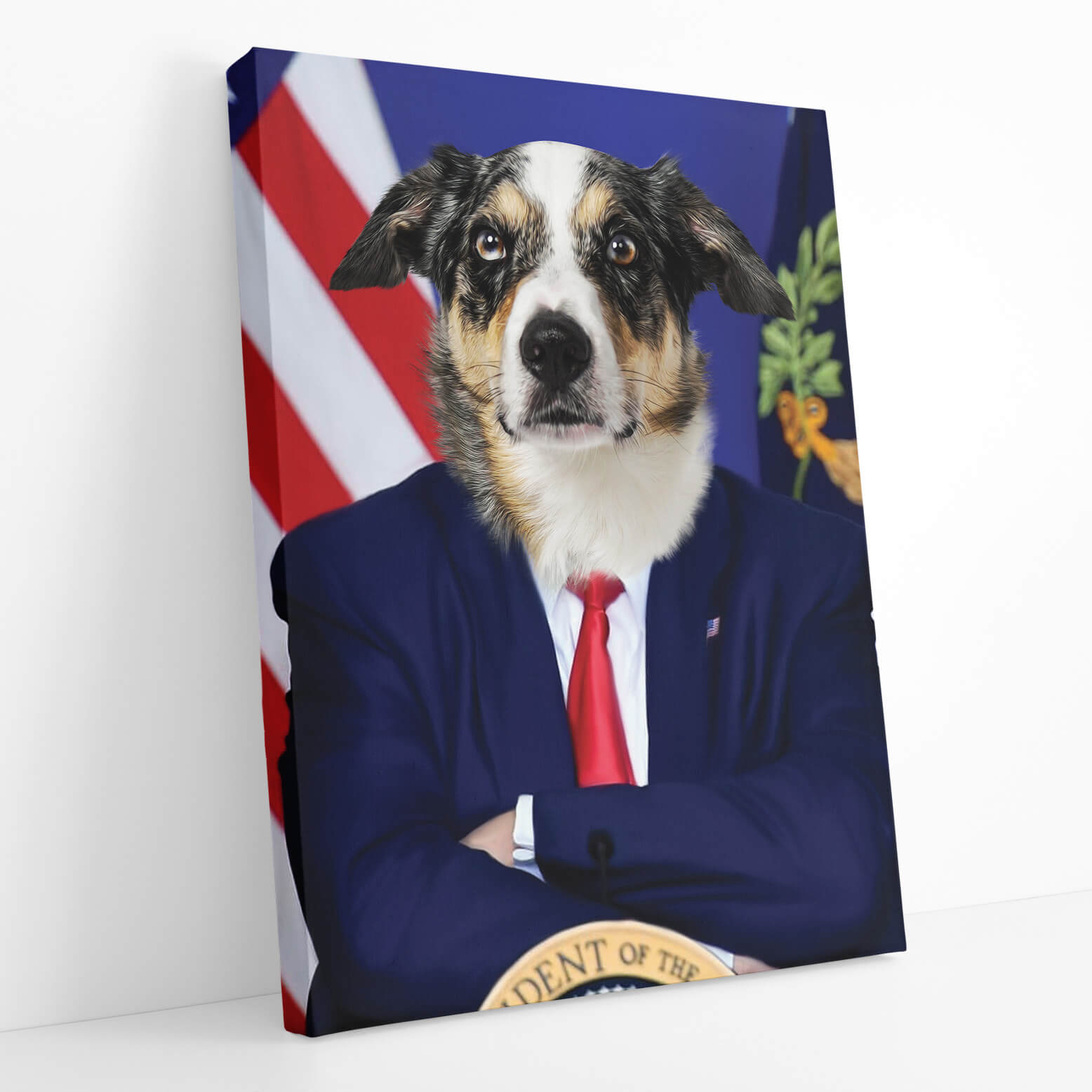 The President Dog Portrait