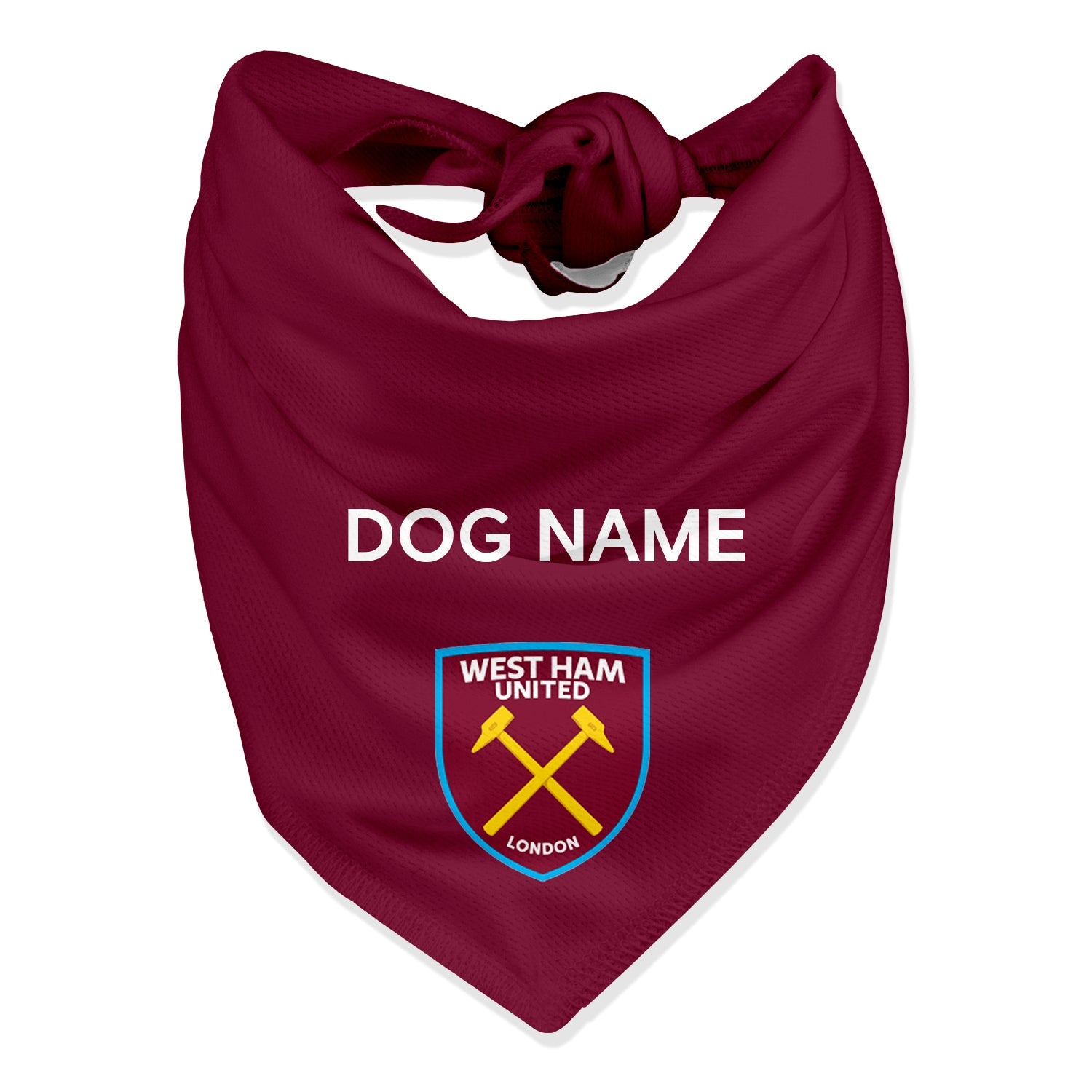 Personalized West Ham Dog Bandana