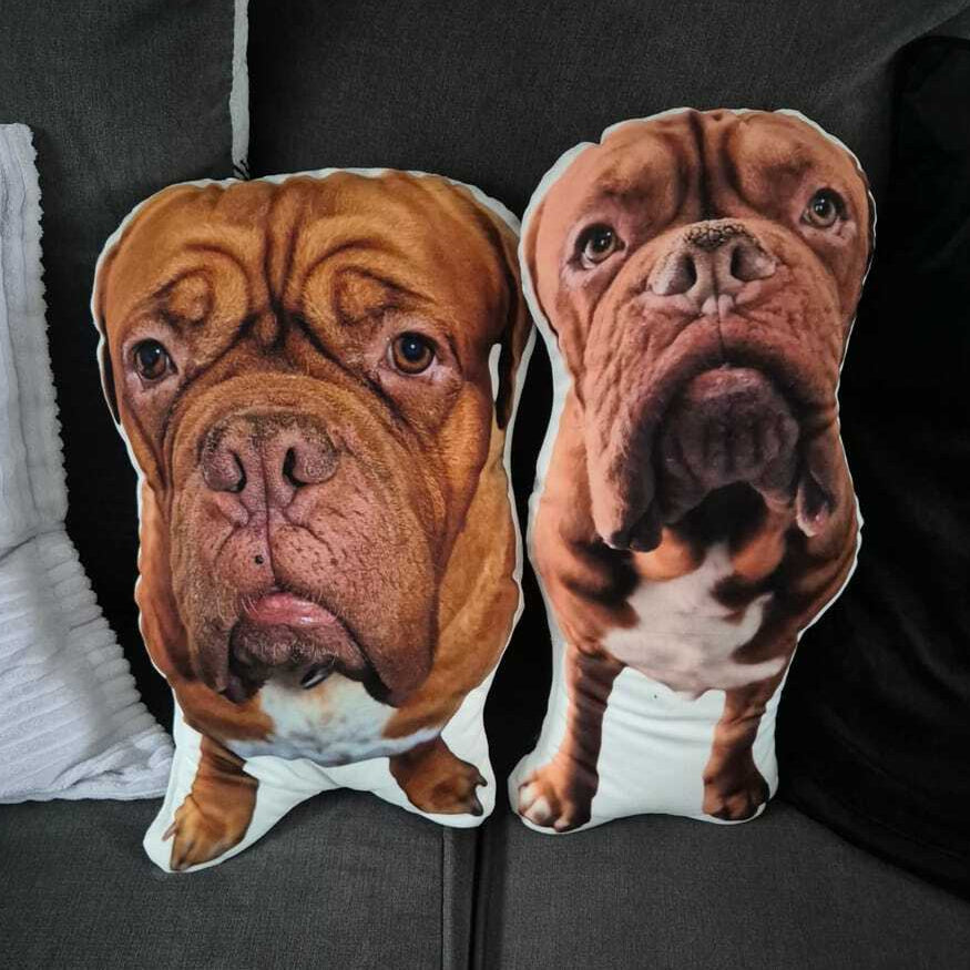 Dog Photo Shaped Pillow