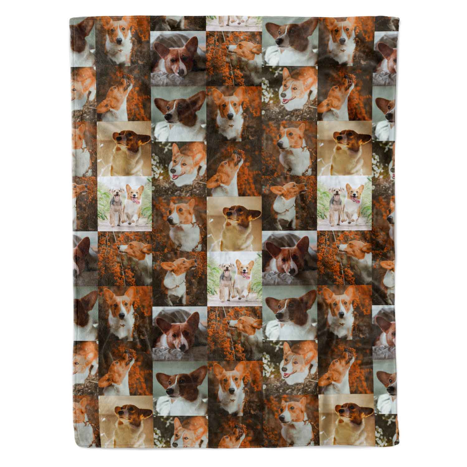 All Over Photo Collage Personalized Blanket With 40 Images