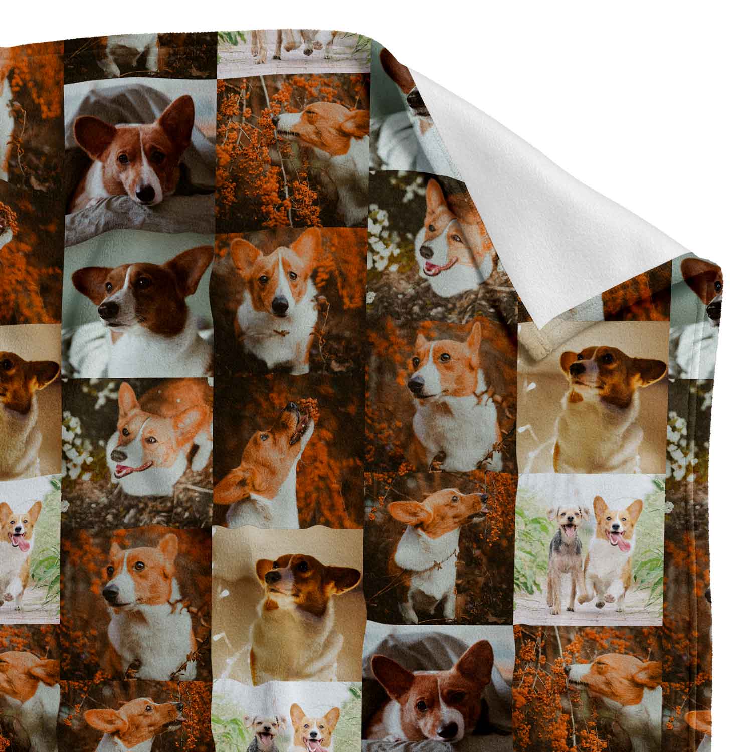 All Over Photo Collage Personalized Blanket With 40 Images