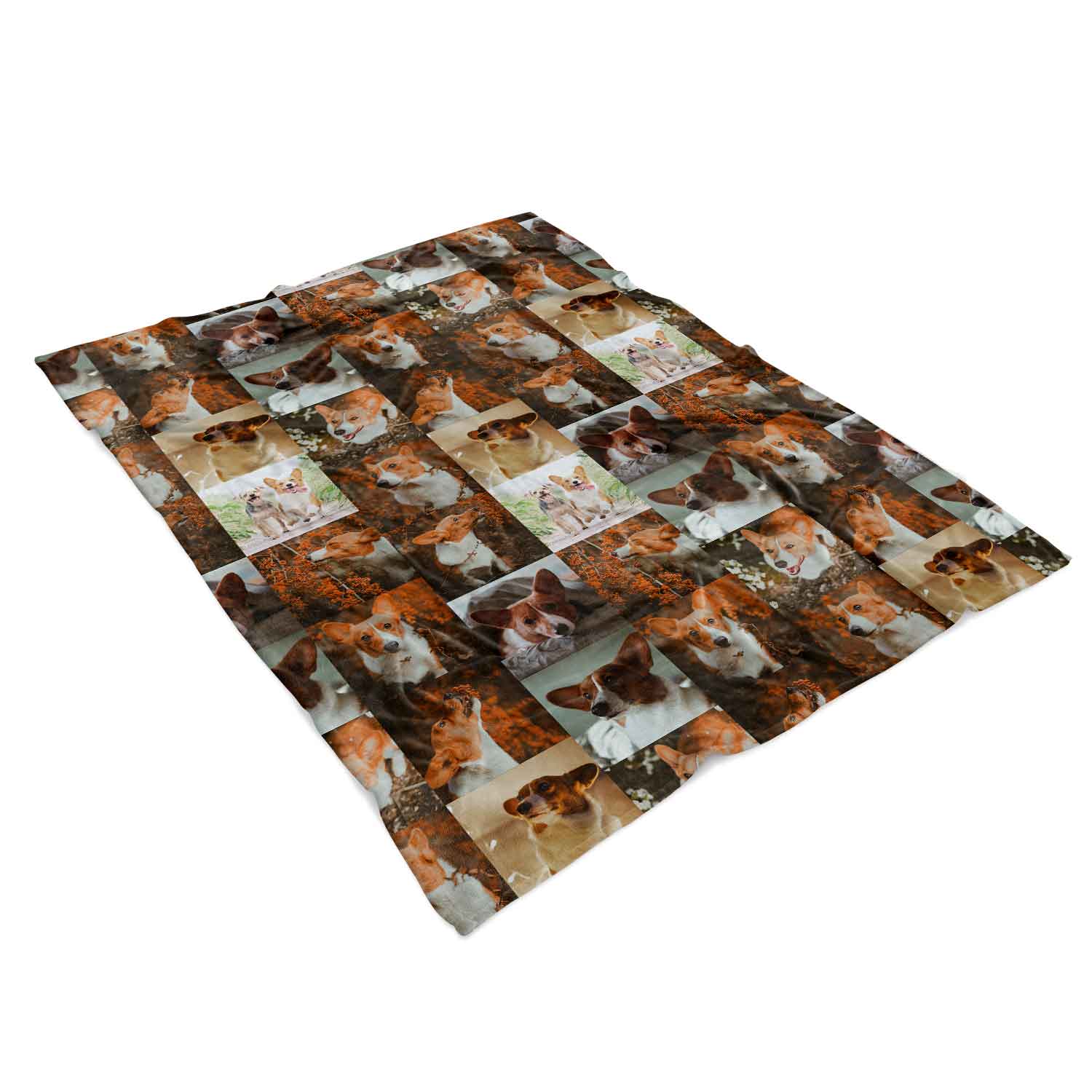 All Over Photo Collage Personalized Blanket With 40 Images