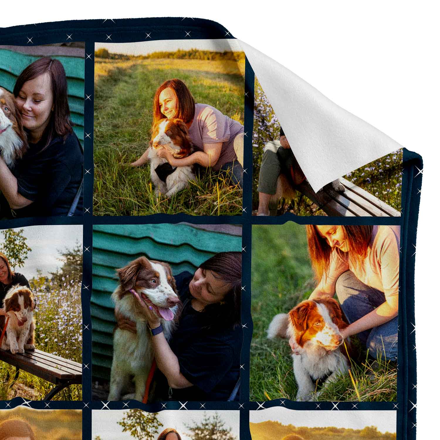 Special Memories Photo Collage Personalized Dog Blanket