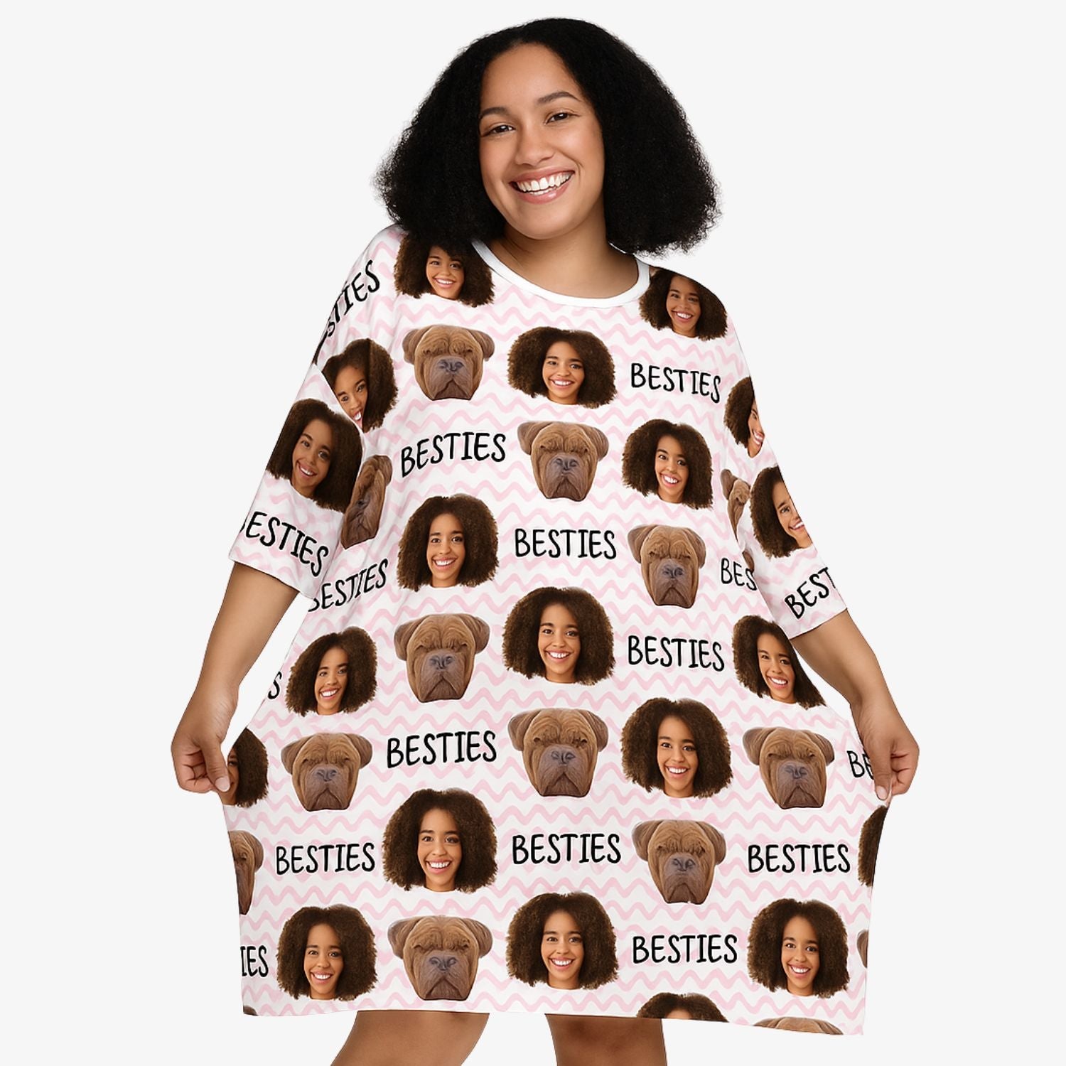 Besties Custom Sleep Tee