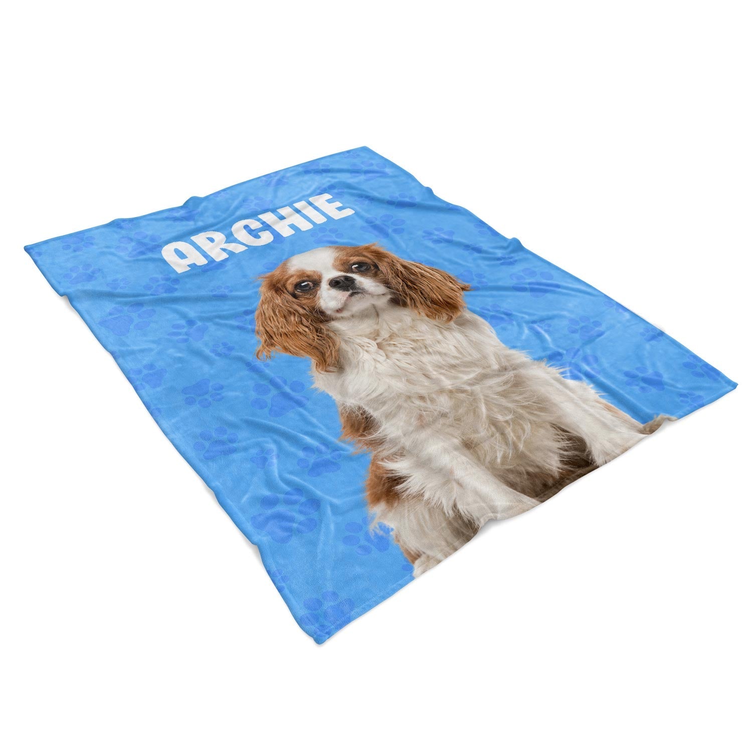 custom dog fleece blanket