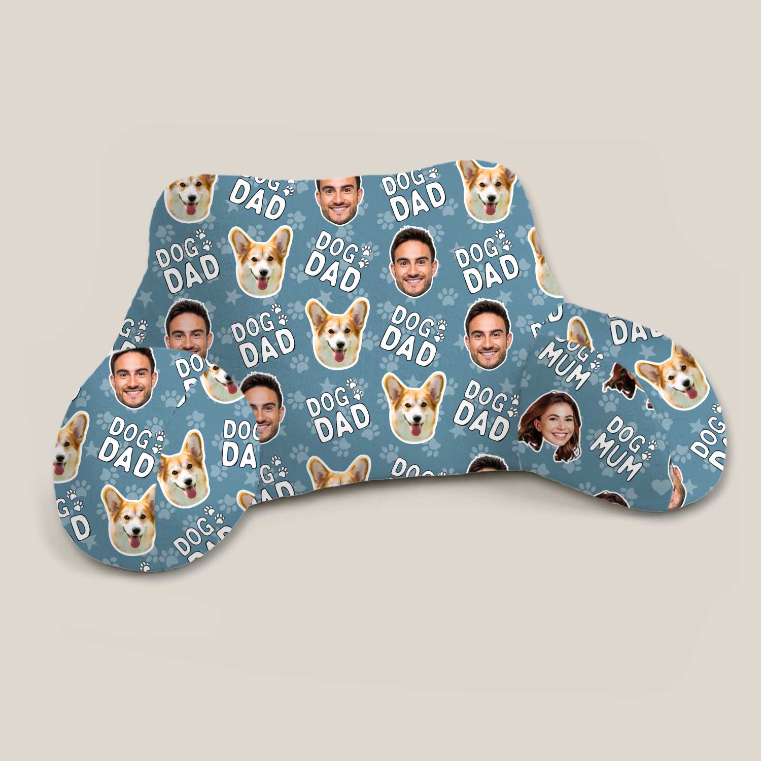 Personalised Dog Dad Cuddle Cushion