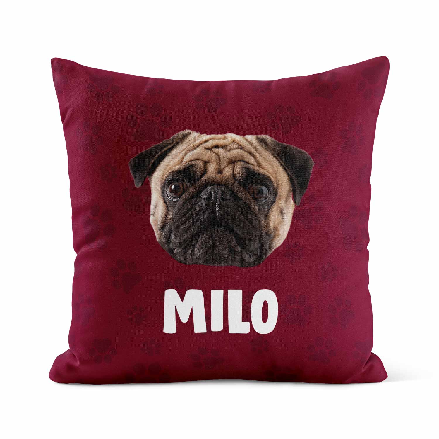 Your Dog Name & Face Custom Cushion