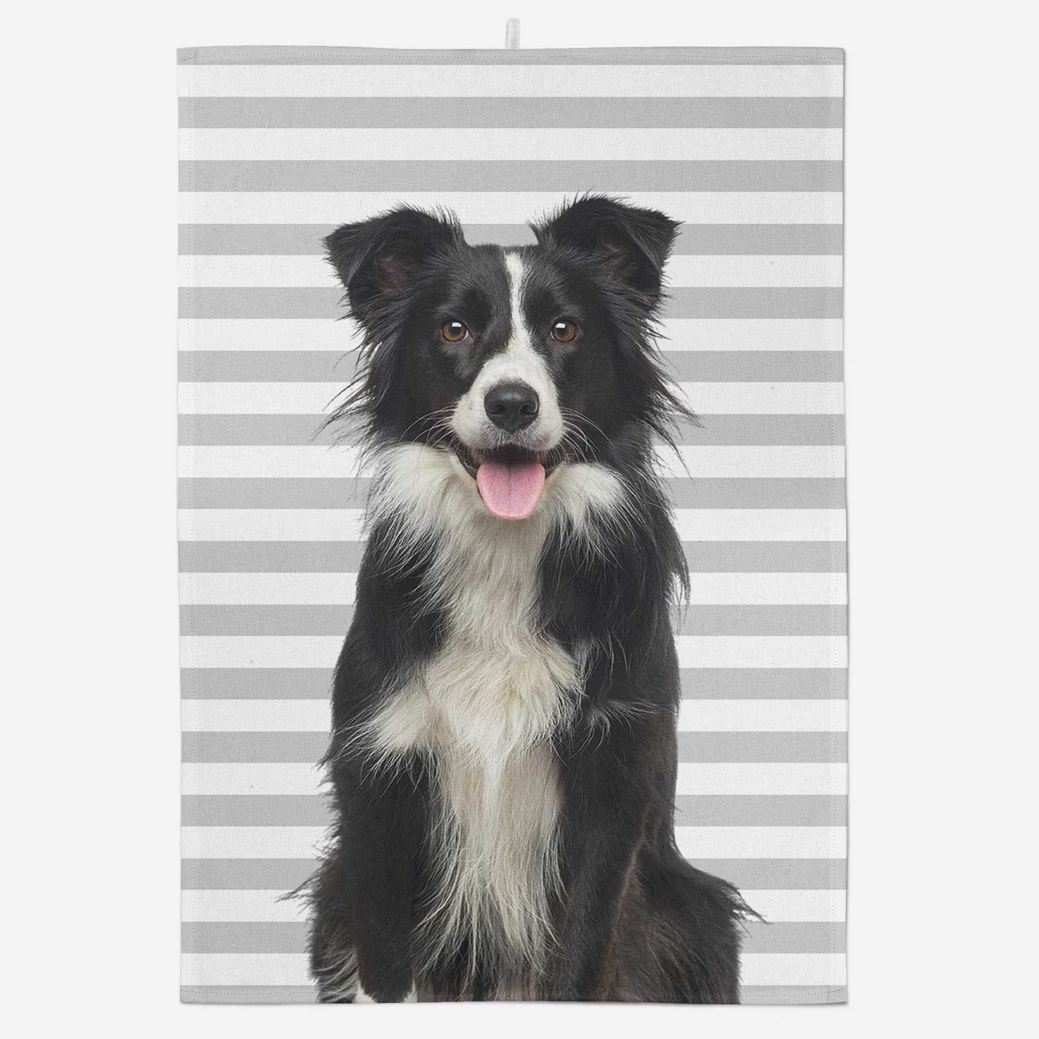 Your Dog Stripes Dish Towel