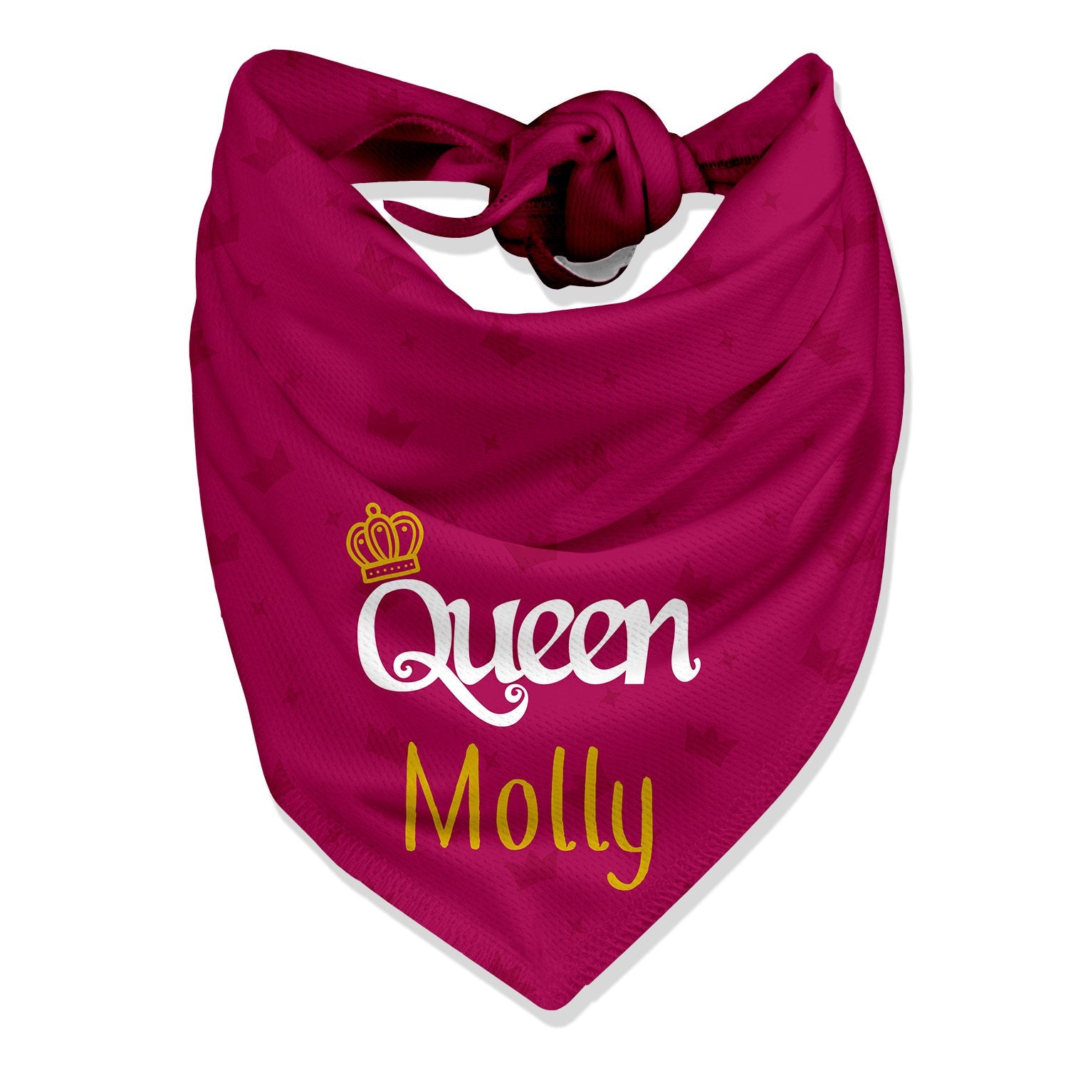 queen dog bandana