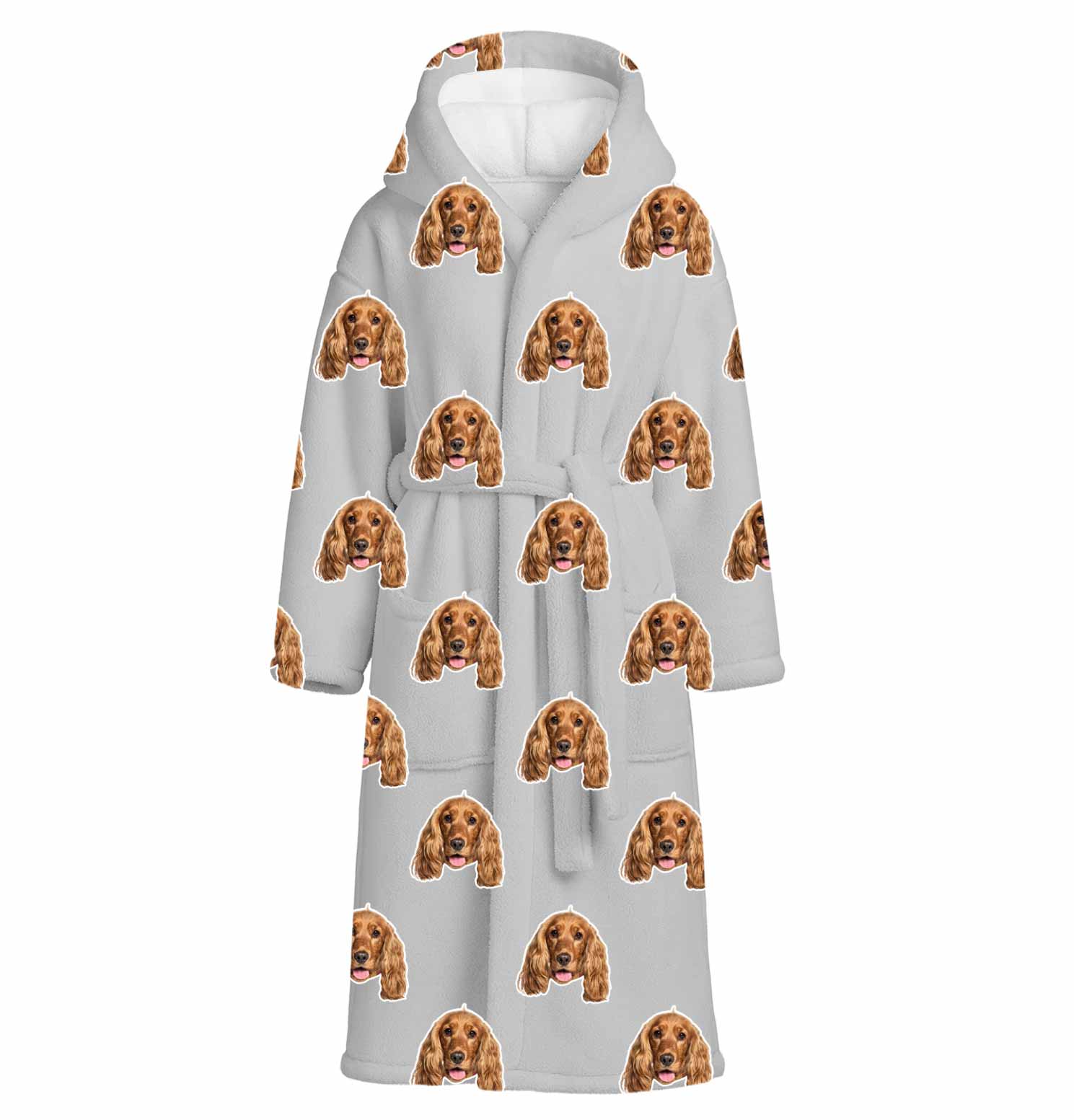 Your Dog's Face Personalized Bathrobe