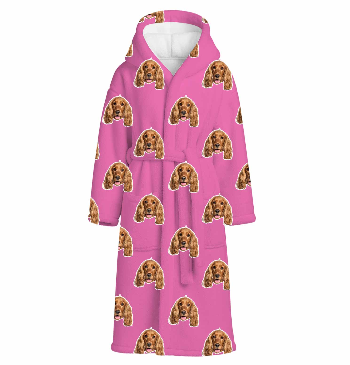 Your Dog's Face Personalized Bathrobe