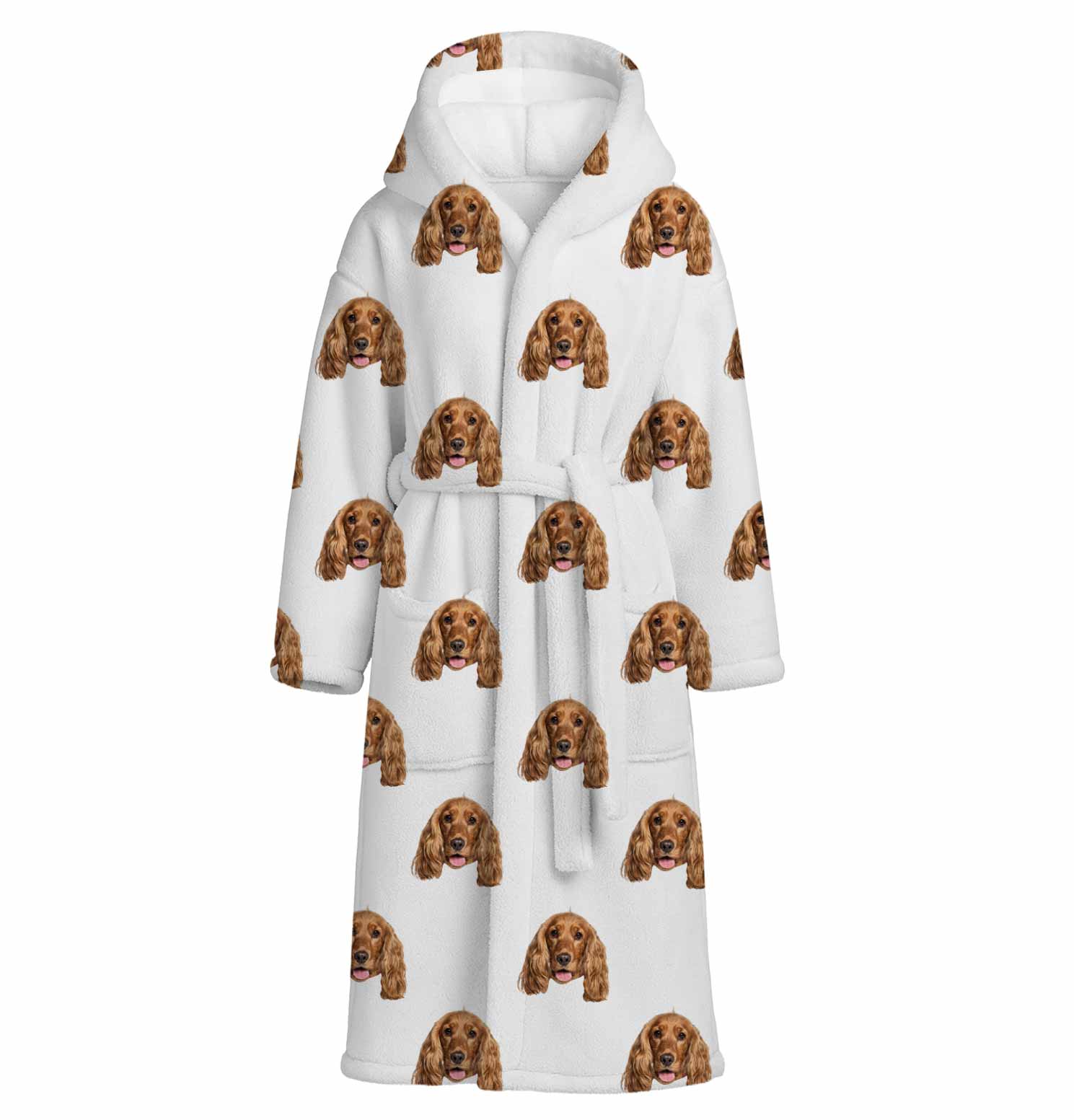 Your Dog's Face Personalized Bathrobe