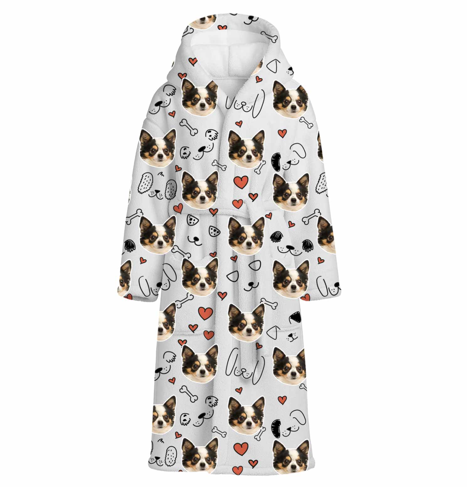 Dog Doodle Personalized Bathrobe