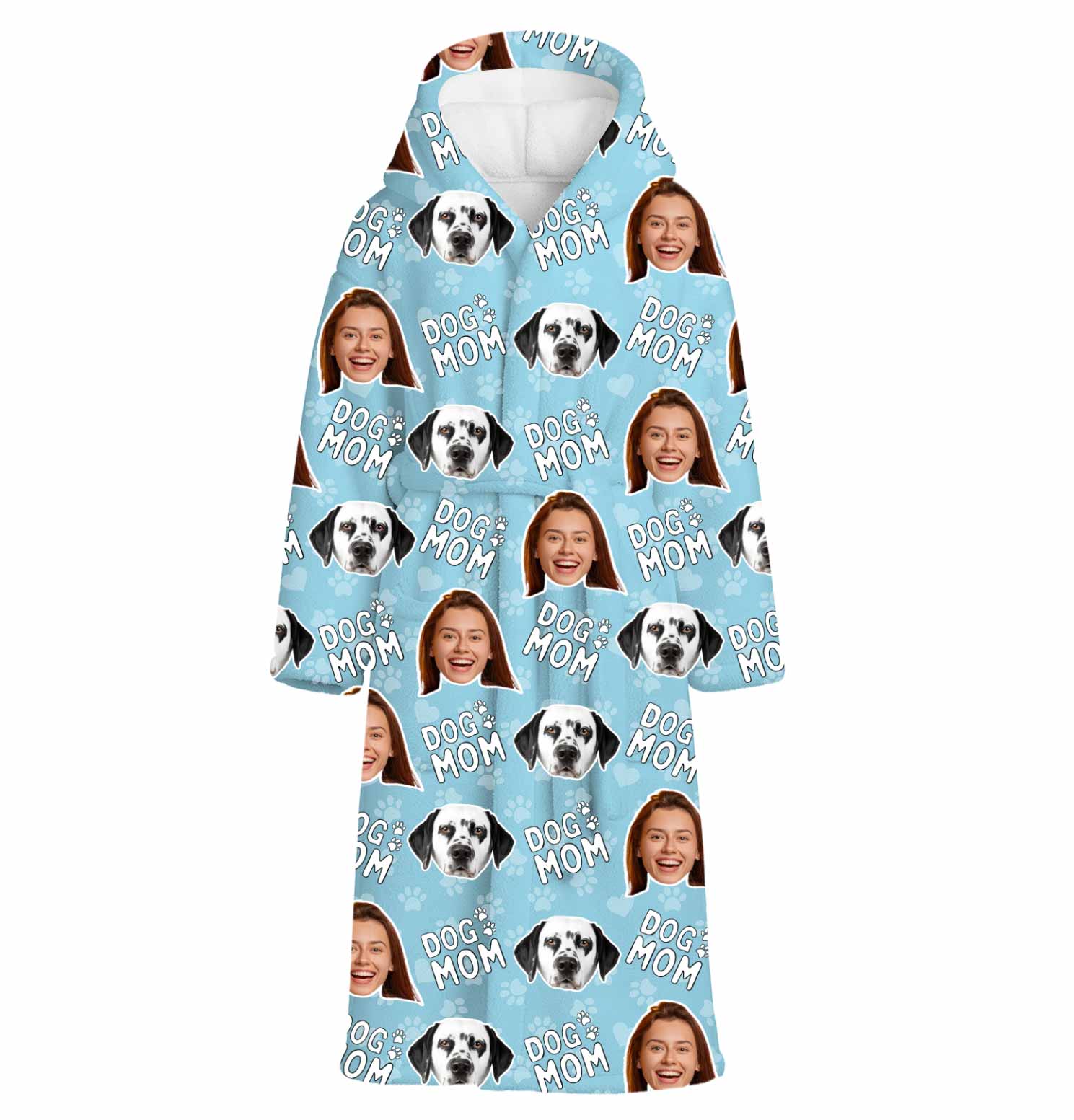 Dog Mom Personalized Bathrobe