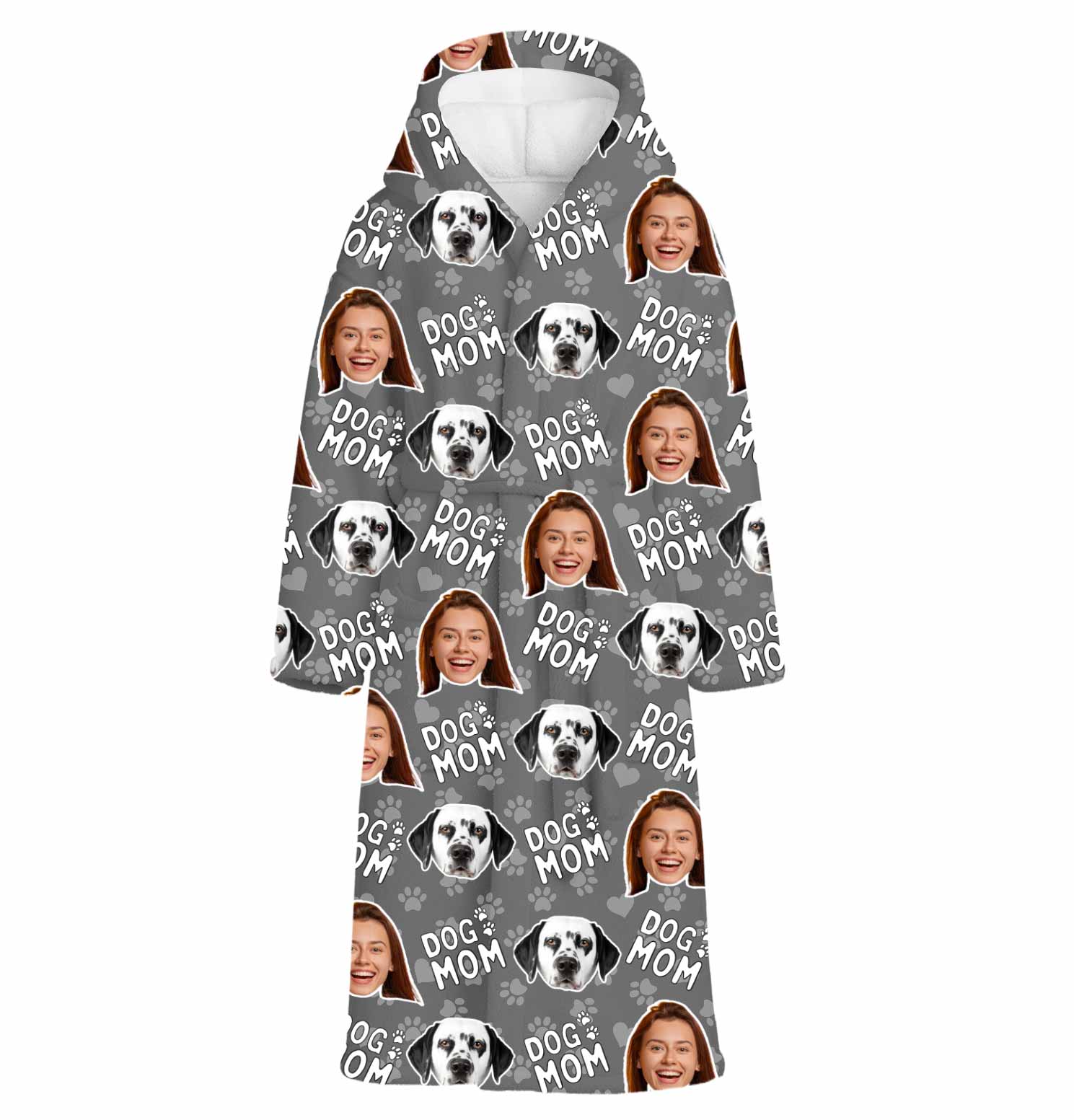 Dog Mom Personalized Bathrobe
