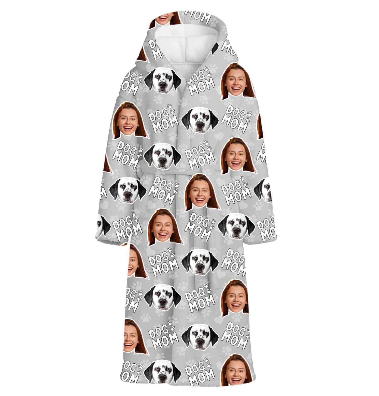 Dog Mom Personalized Bathrobe