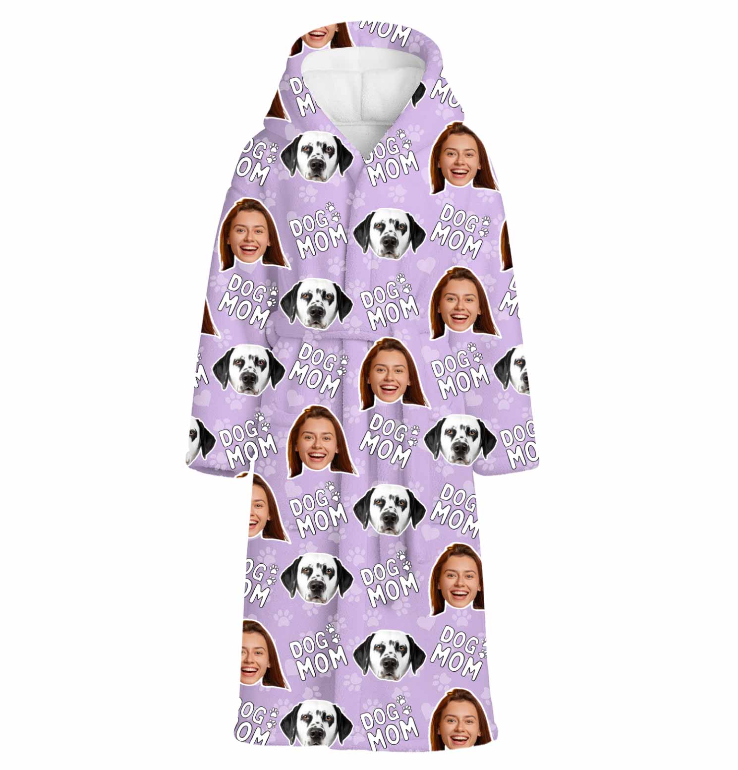 Dog Mom Personalized Bathrobe