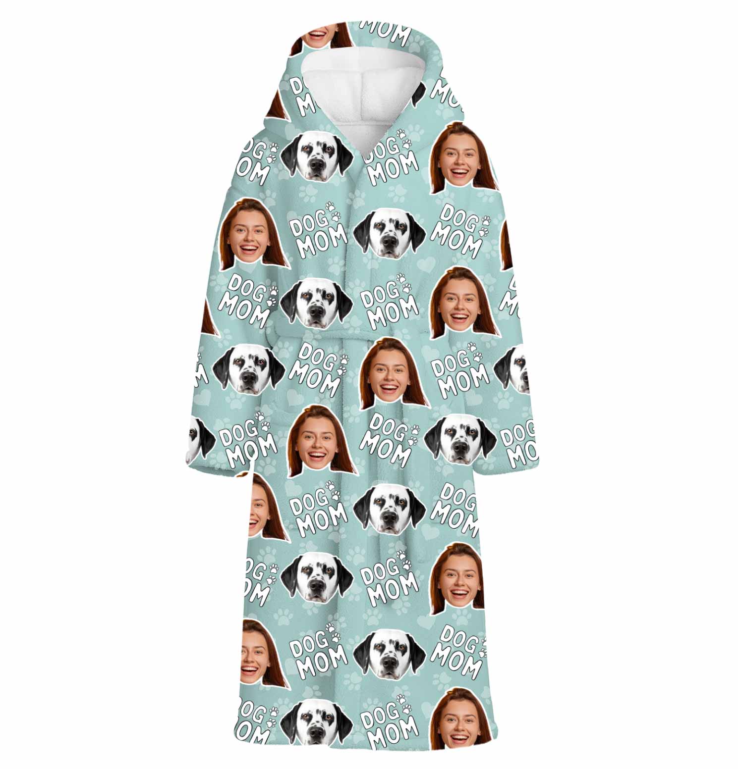 Dog Mom Personalized Bathrobe