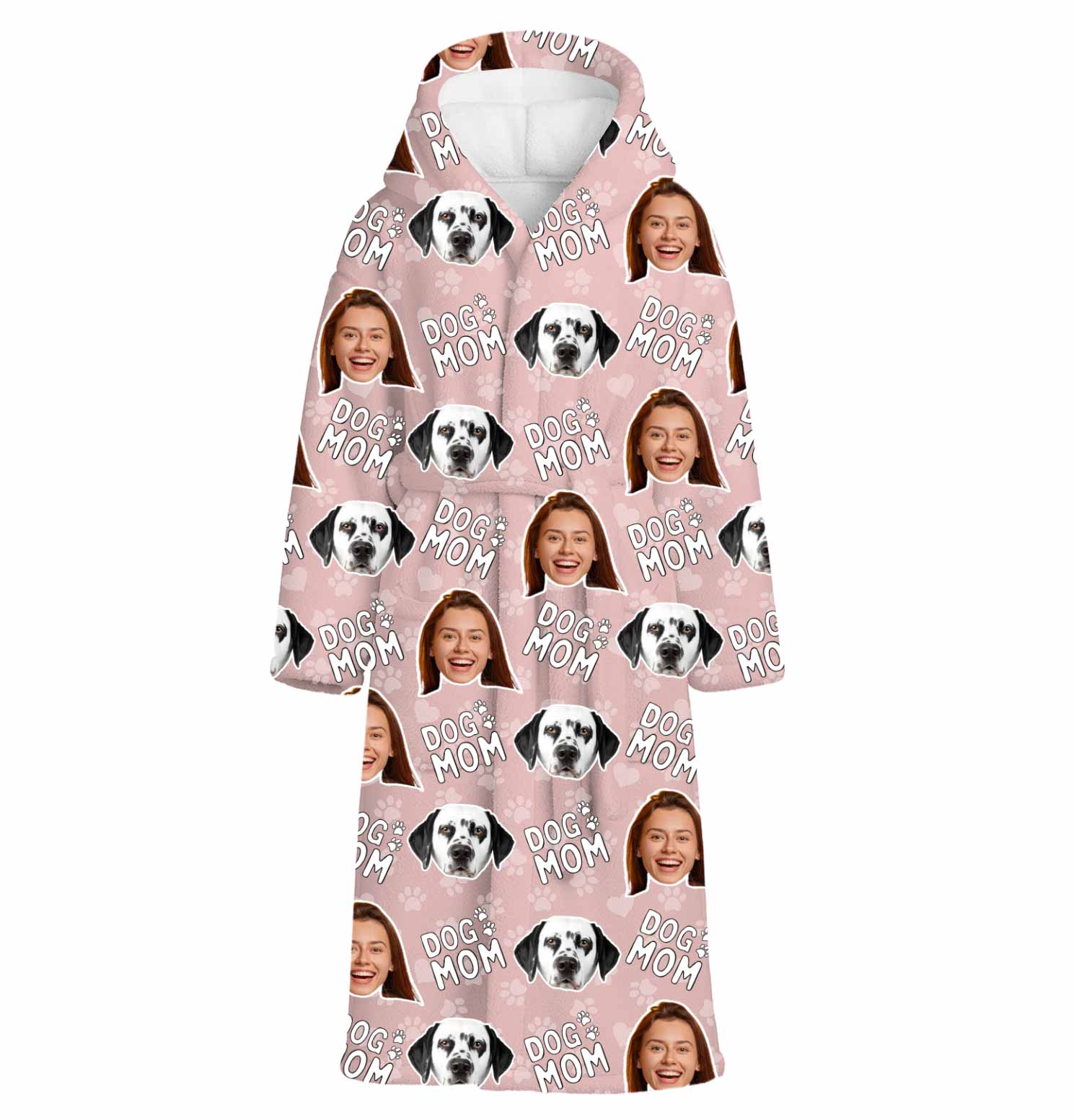 Dog Mom Personalized Bathrobe
