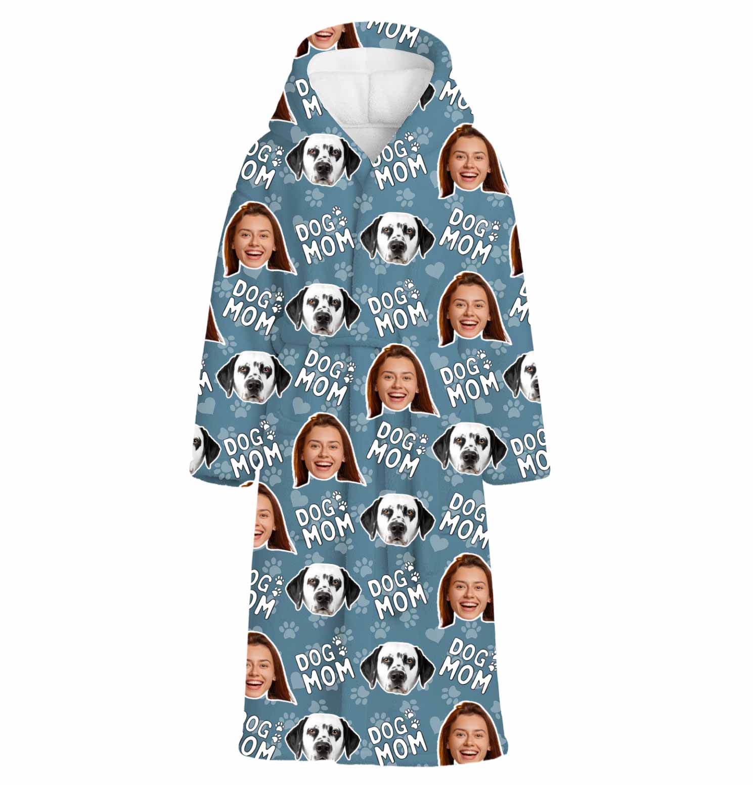 Dog Mom Personalized Bathrobe