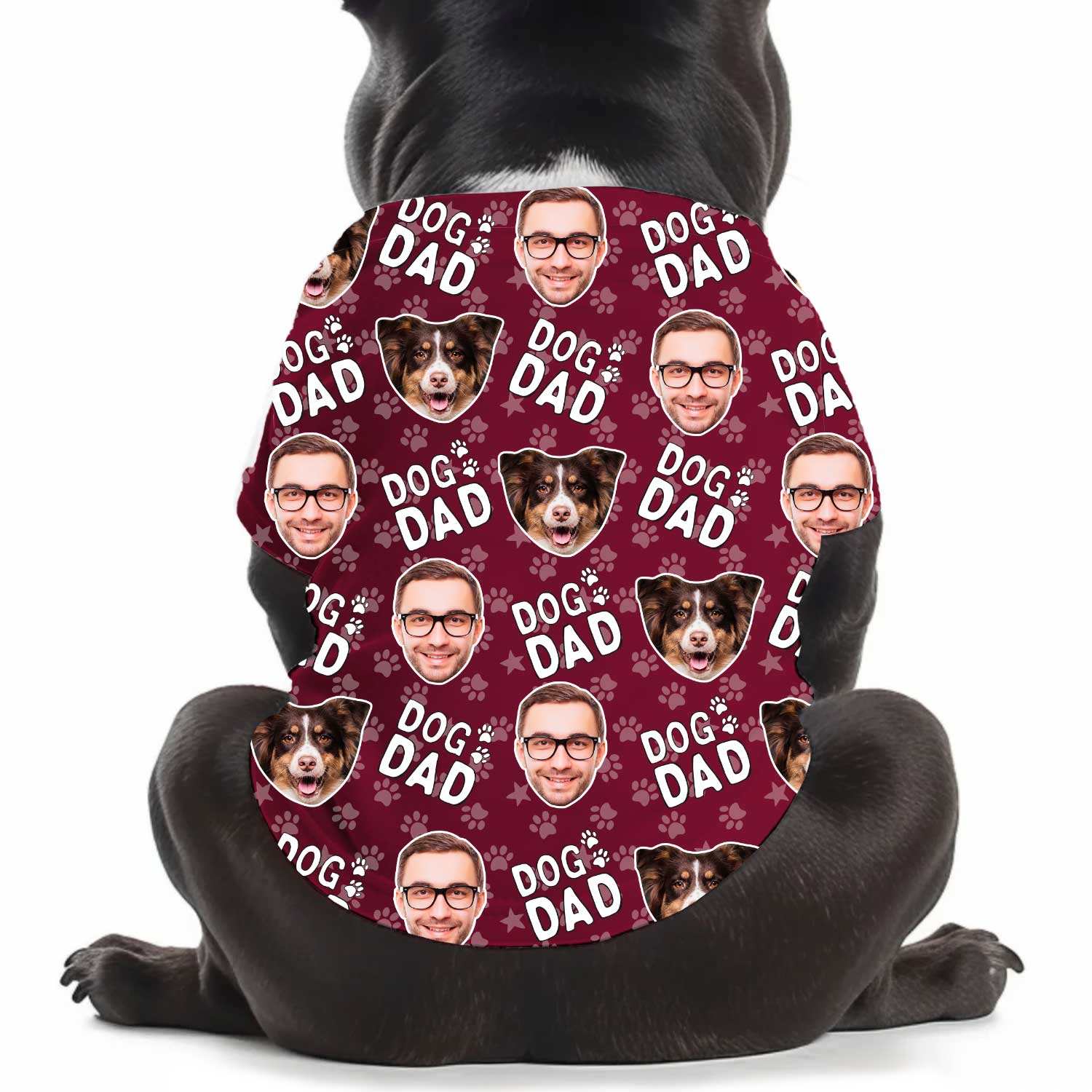 Dog Dad Personalized Dog T Shirt