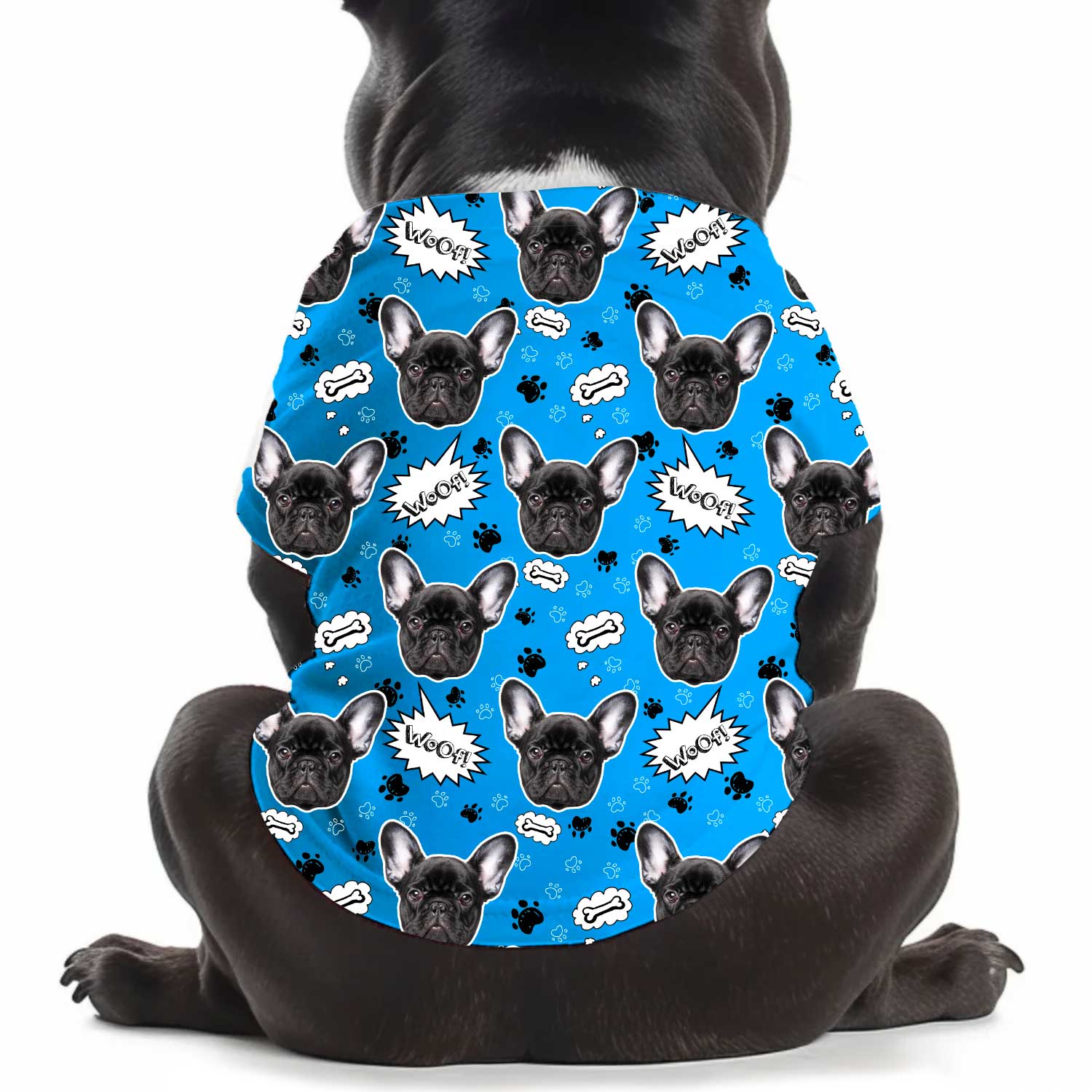 Woof Personalized Dog T Shirt