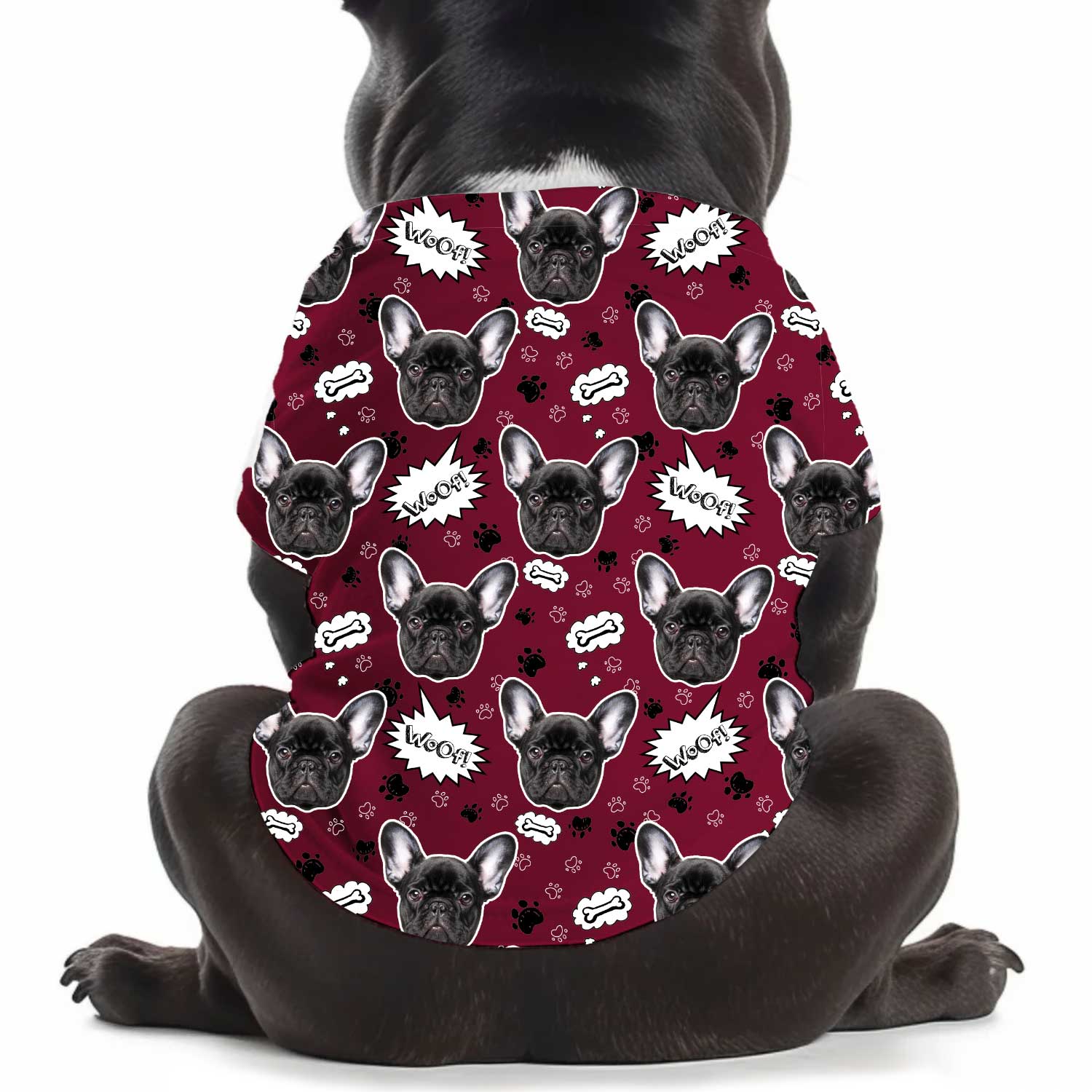 Woof Personalized Dog T Shirt