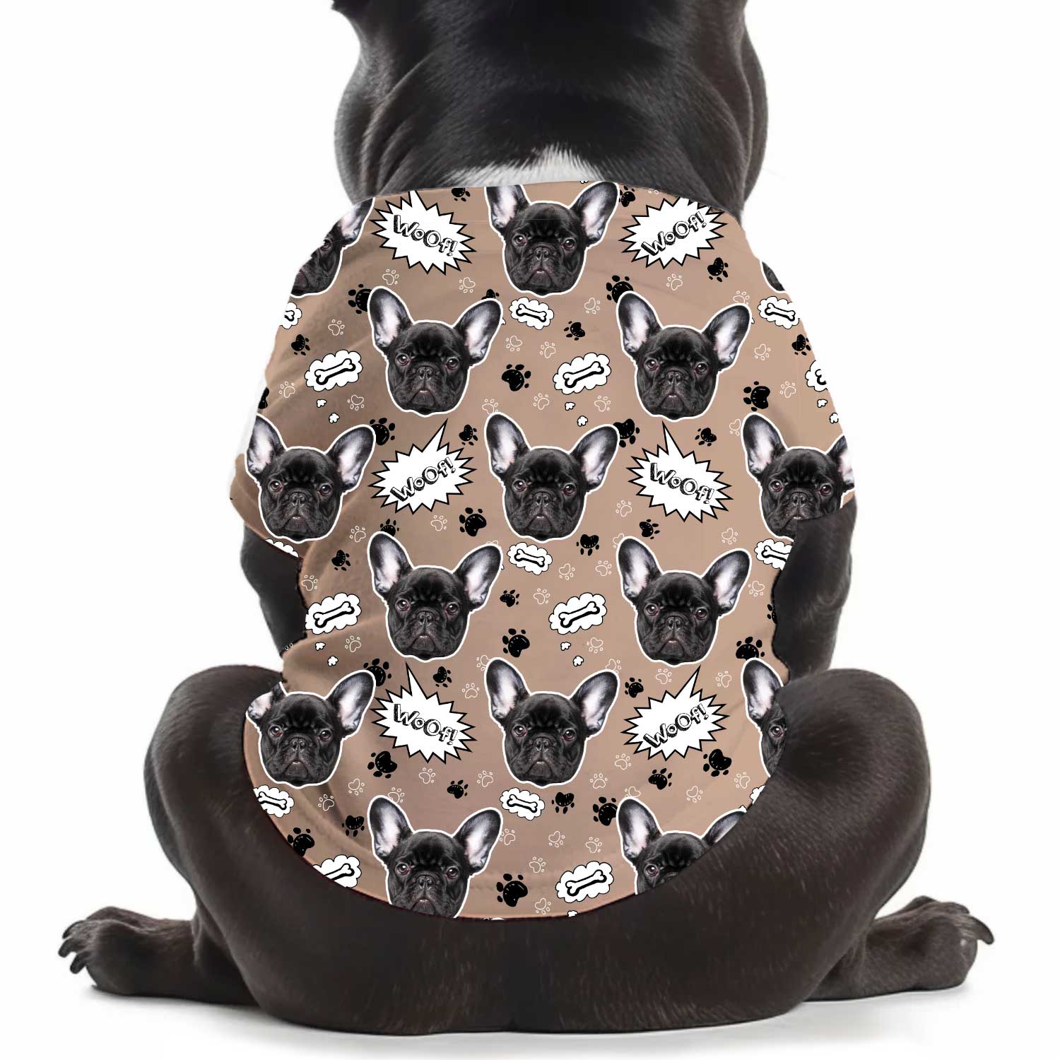 Woof Personalized Dog T Shirt