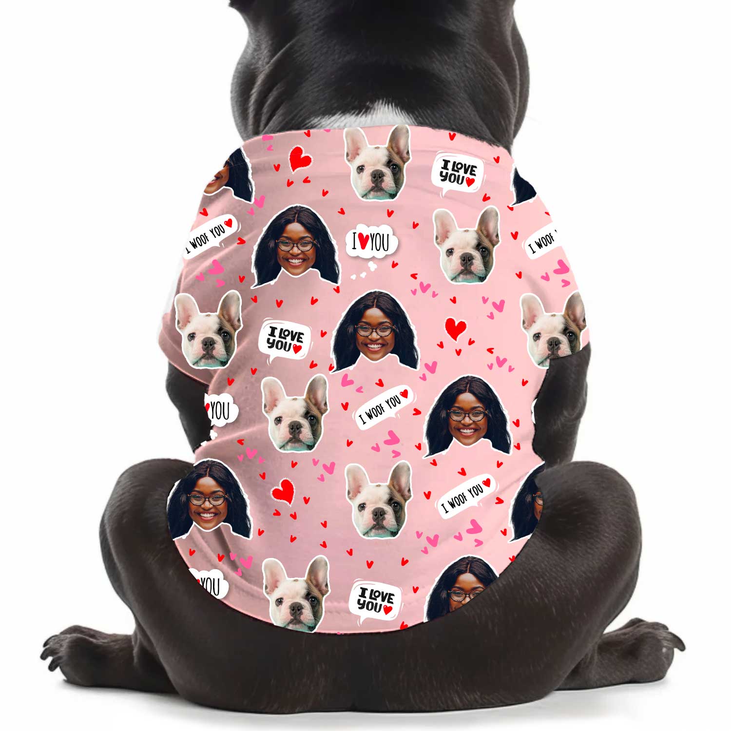 I Wuff You Personalized Dog T Shirt