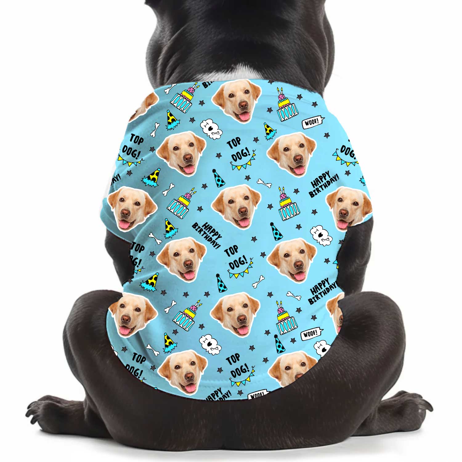 Top Dog Birthday Personalized T Shirt
