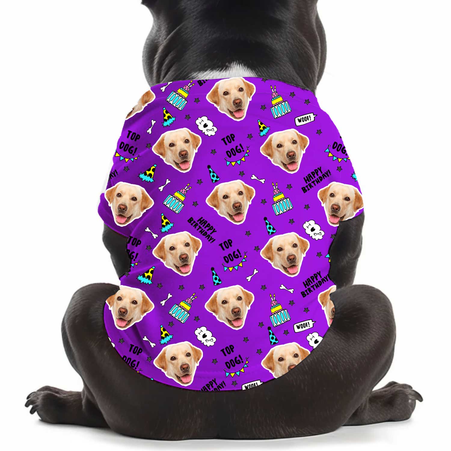 Top Dog Birthday Personalized T Shirt