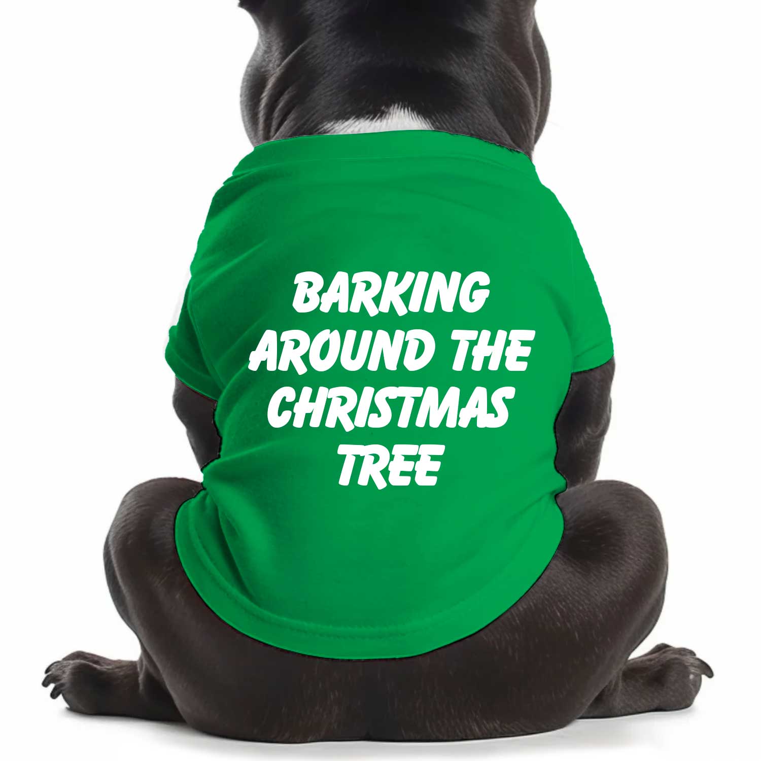 Barking Around The Christmas Tree Dog T Shirt