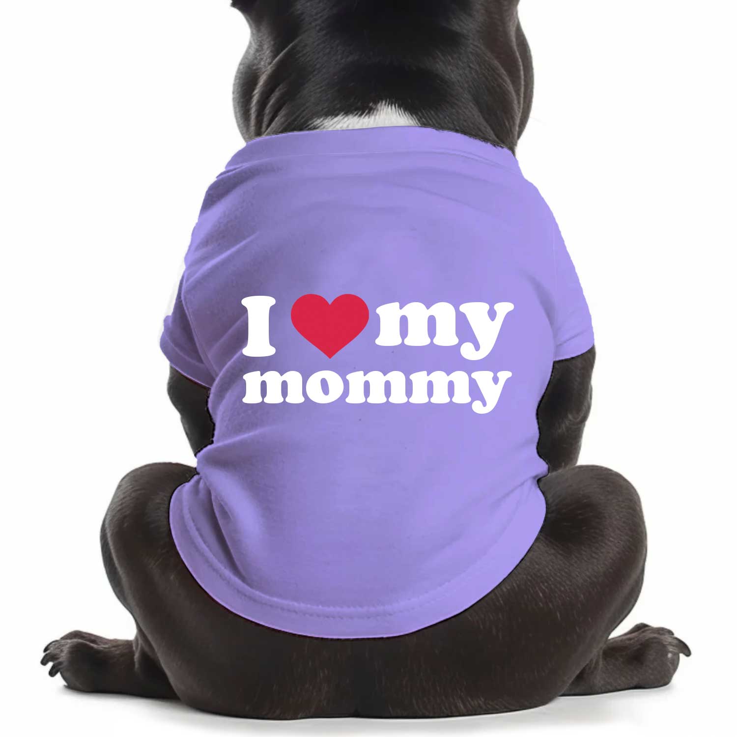 I Love My Mommy Dog T Shirt