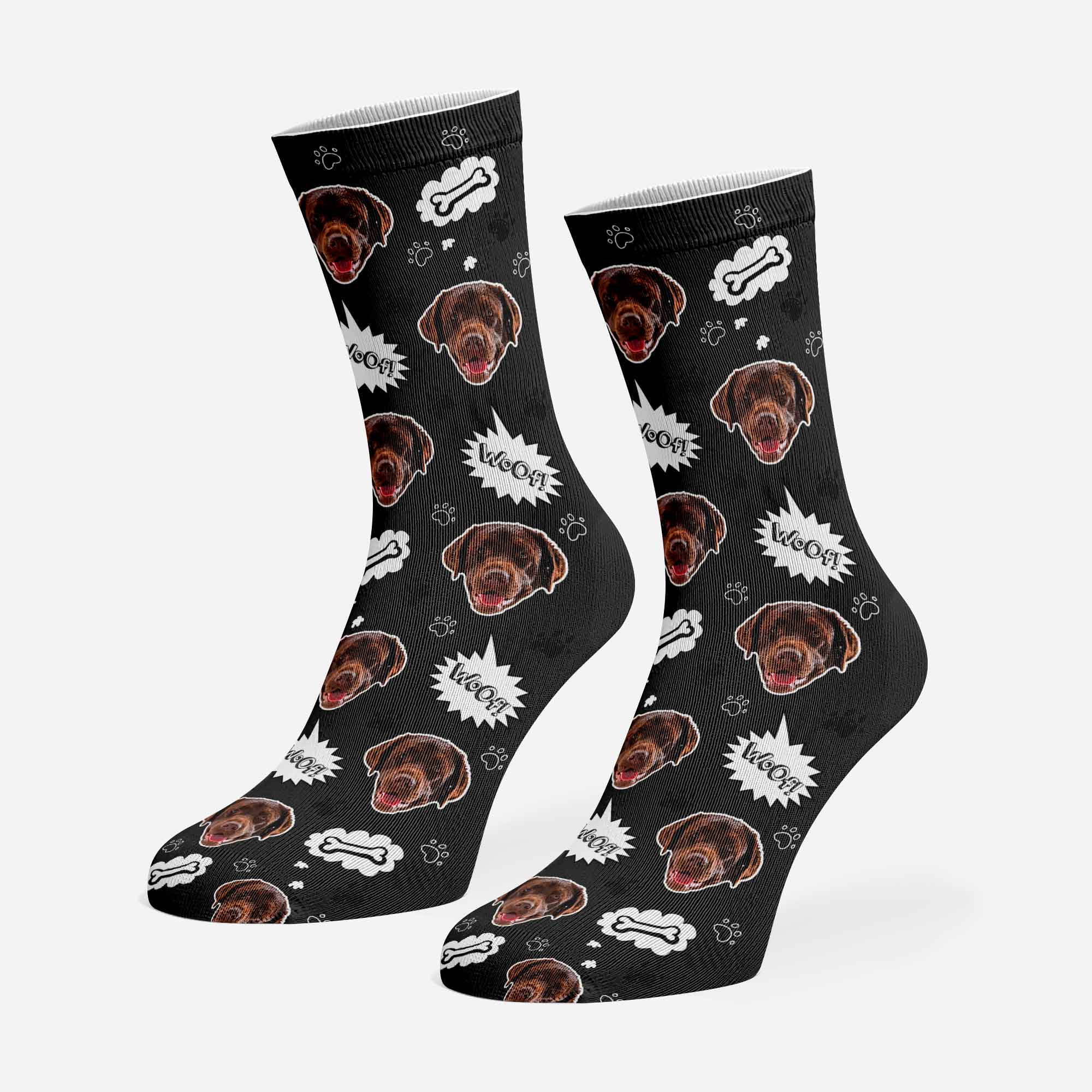 Woof Dog On Socks