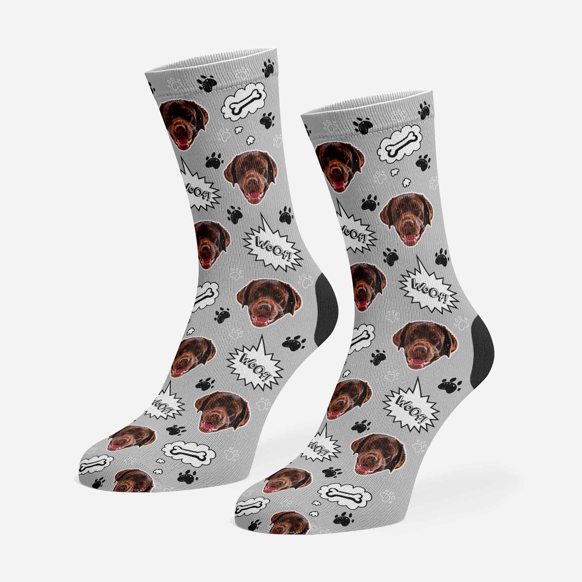 Woof Dog On Socks