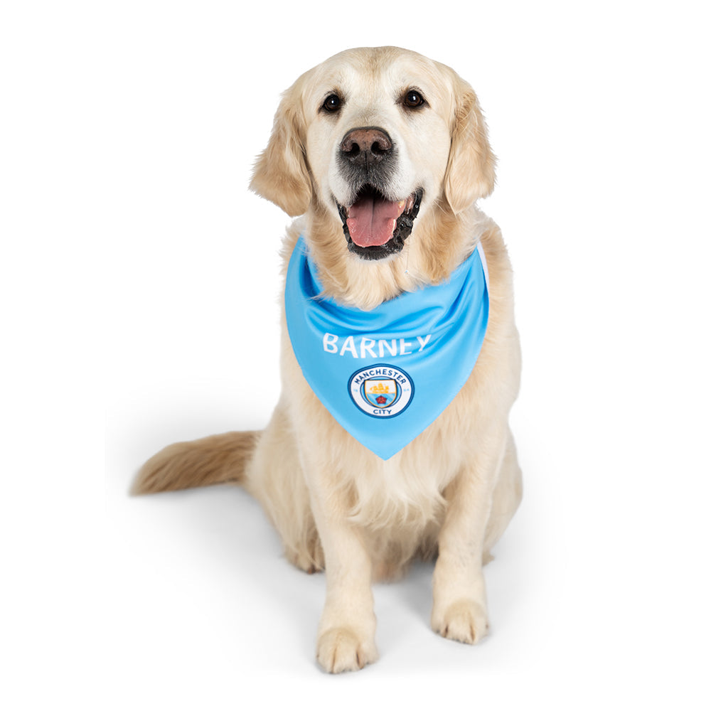 Personalized Man City Dog Bandana
