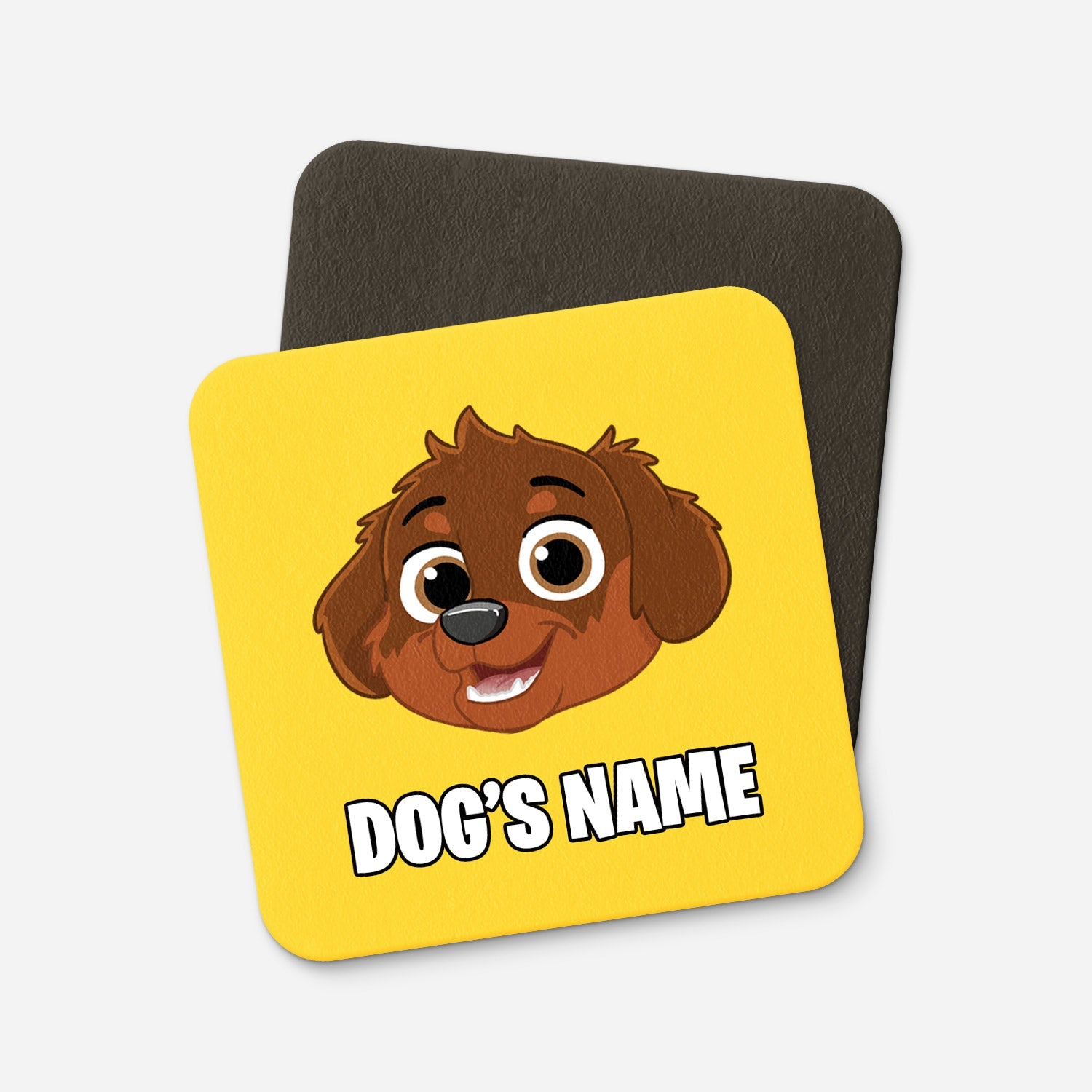 Your Dog Cartoon Personalized Coasters