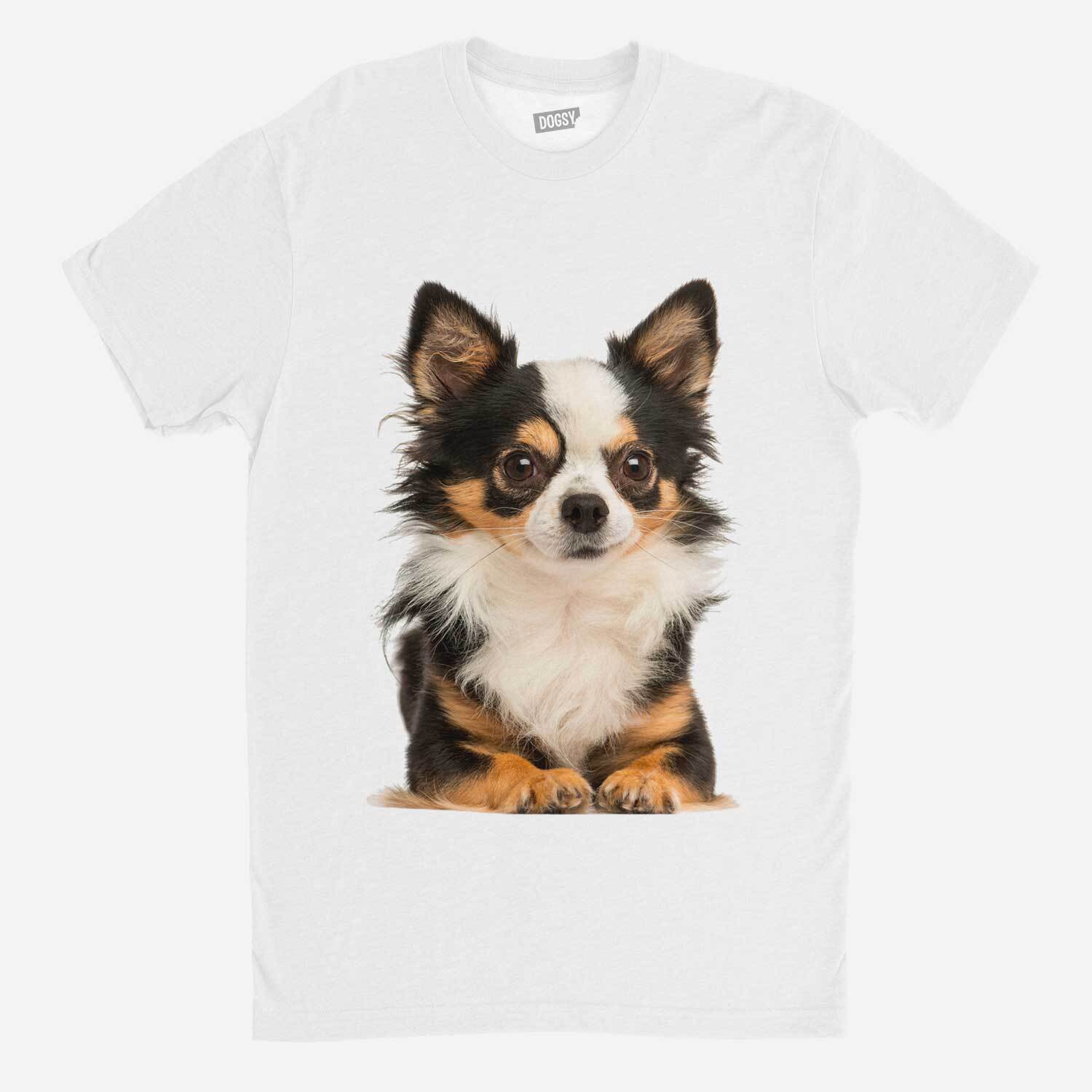 Your Dog Photo Unisex White T-Shirt