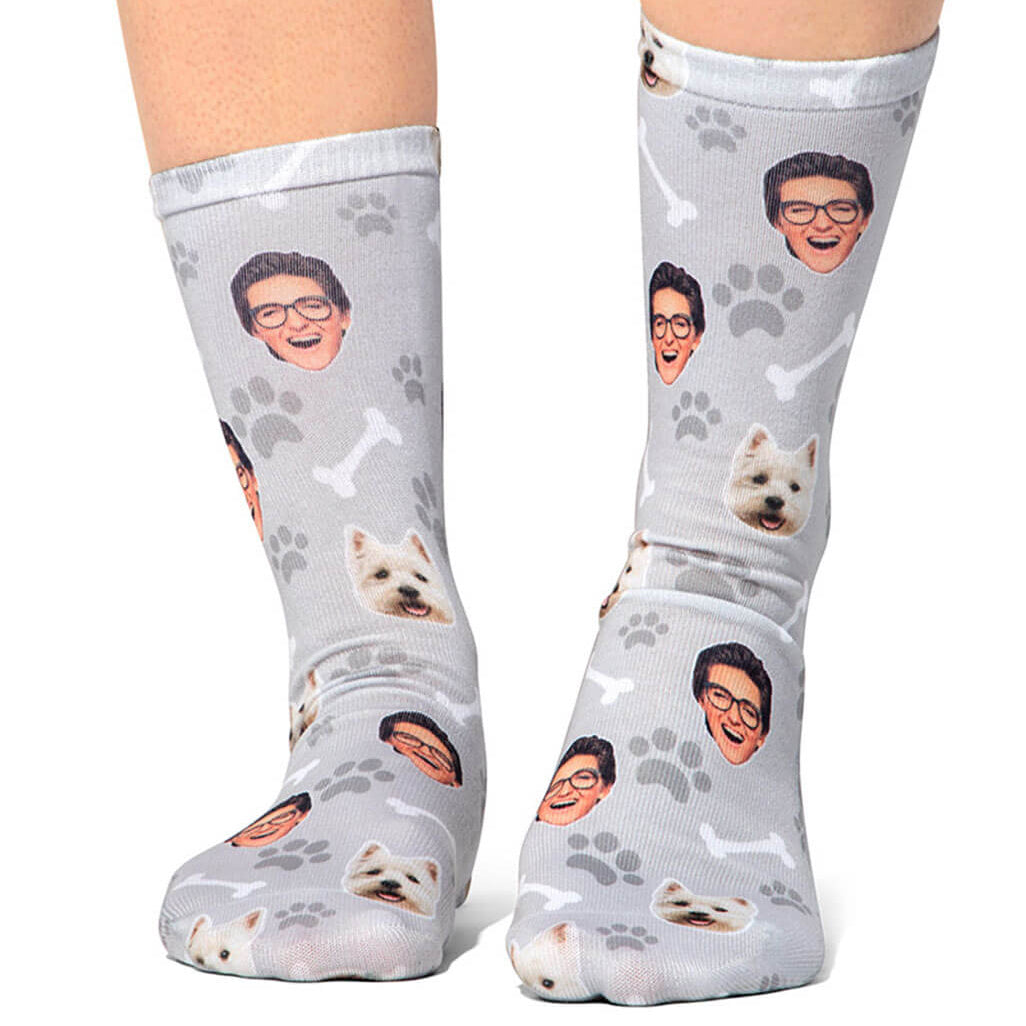 Owner & Dog Socks - Personalized Dog Socks